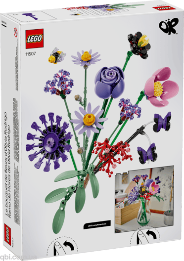 LEGO Botanicals Букет квітів Олівії Родріґо (11507) у зібраному вигляді