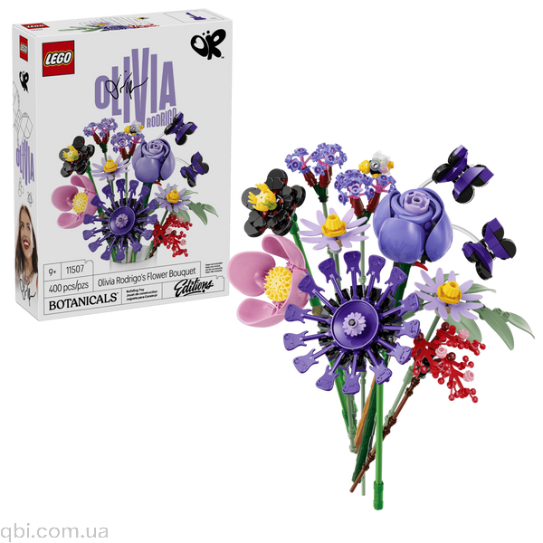 LEGO Botanicals Букет квітів Олівії Родріґо (11507) у зібраному вигляді