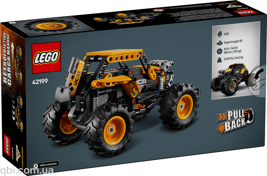LEGO Technic Monster Jam&trade; DIGatron&trade; з інерційним двигуном (42199) у зібраному вигляді