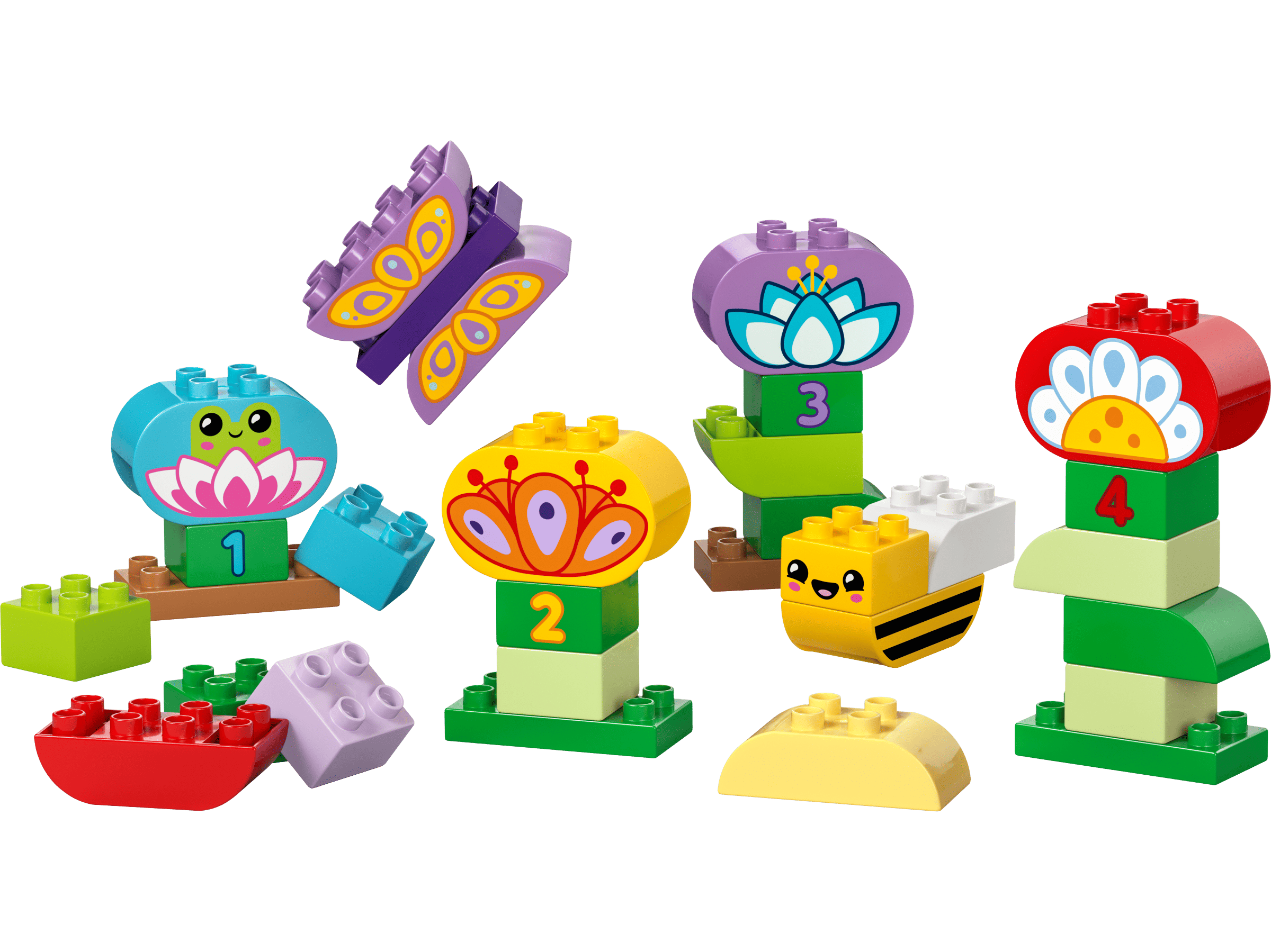 Элементы набора LEGO 10444