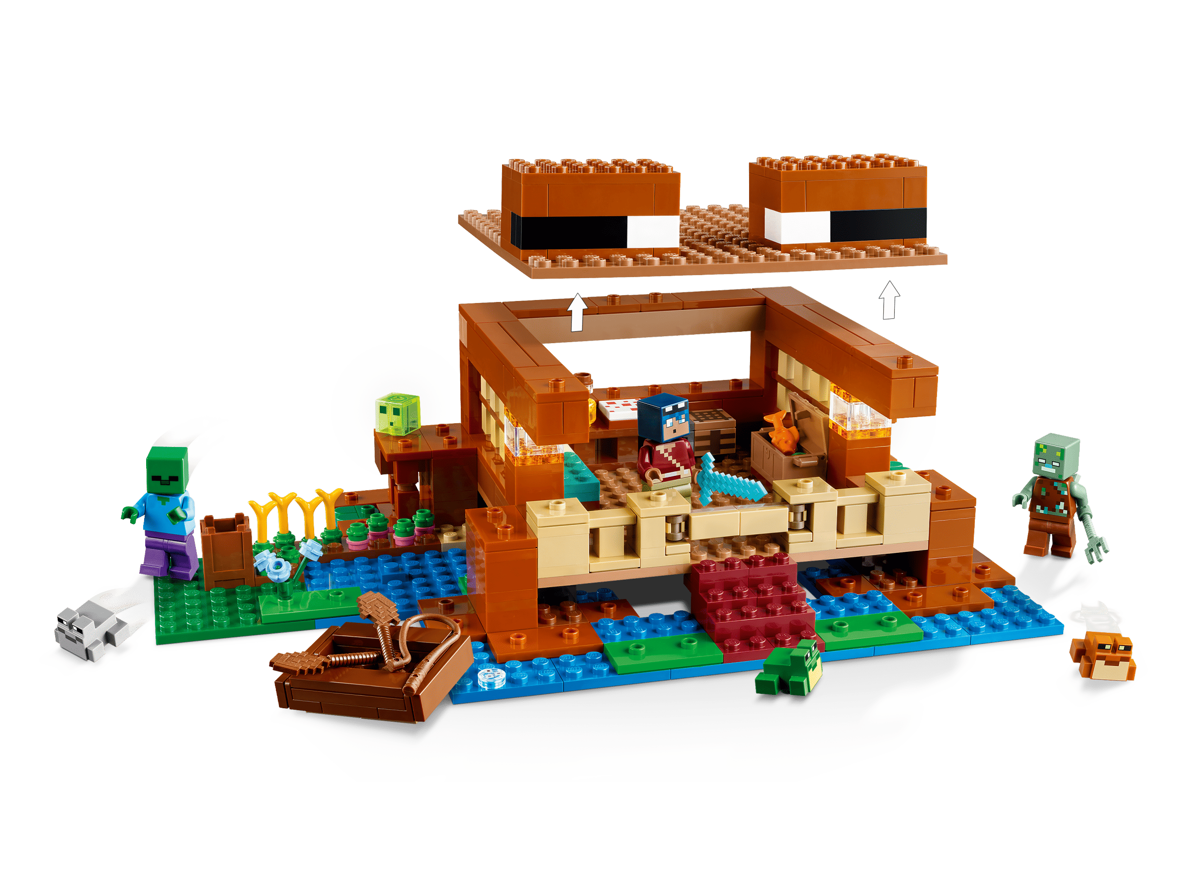 Минифигурки и лягушки LEGO 21256