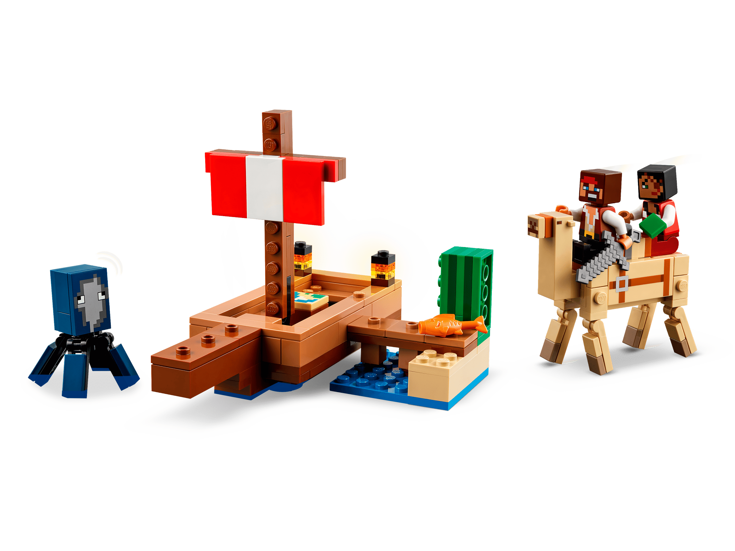 Пиратский корабль и верблюд LEGO 21259