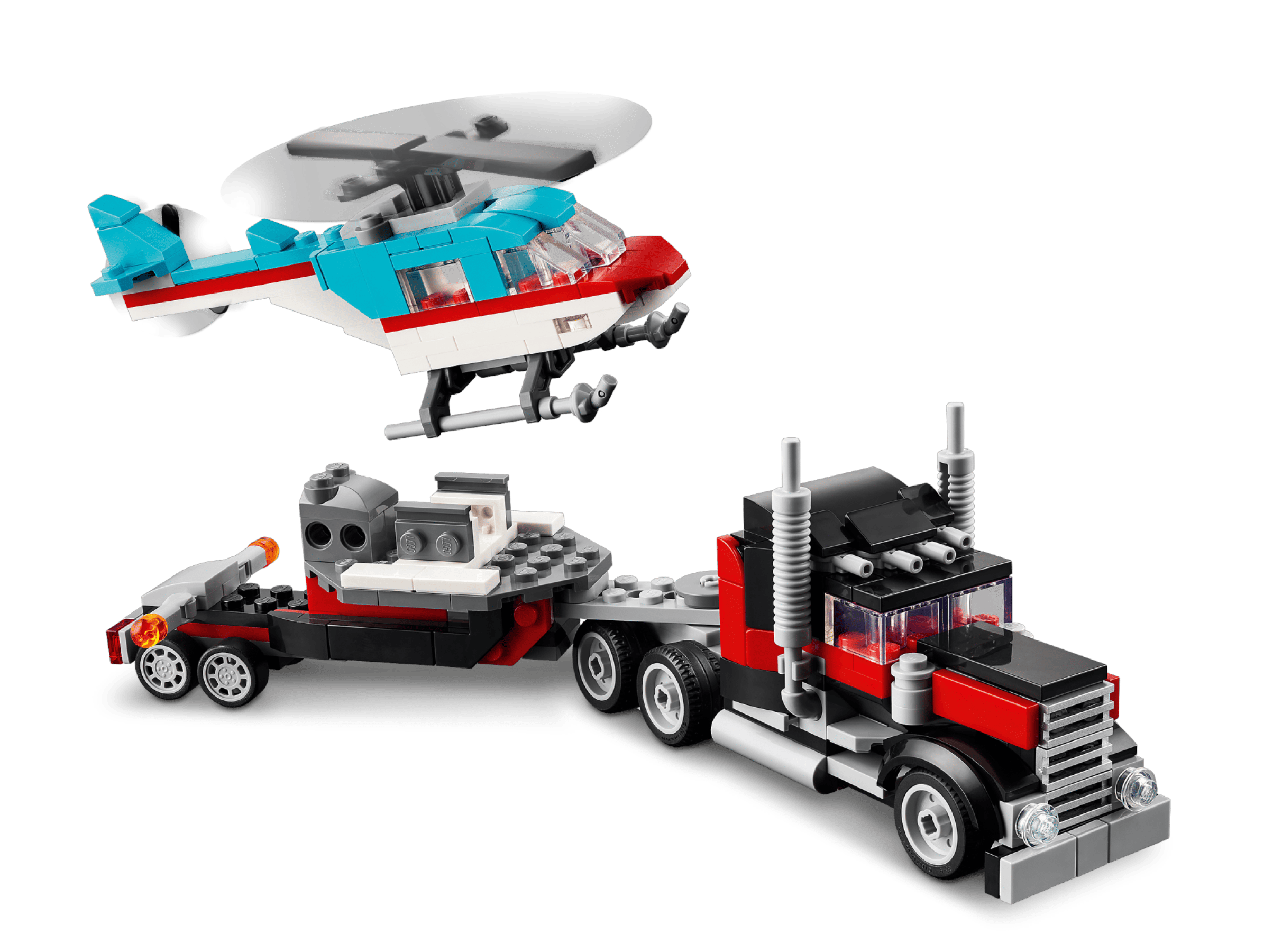 Деталі моделі вантажівки LEGO Creator 31146