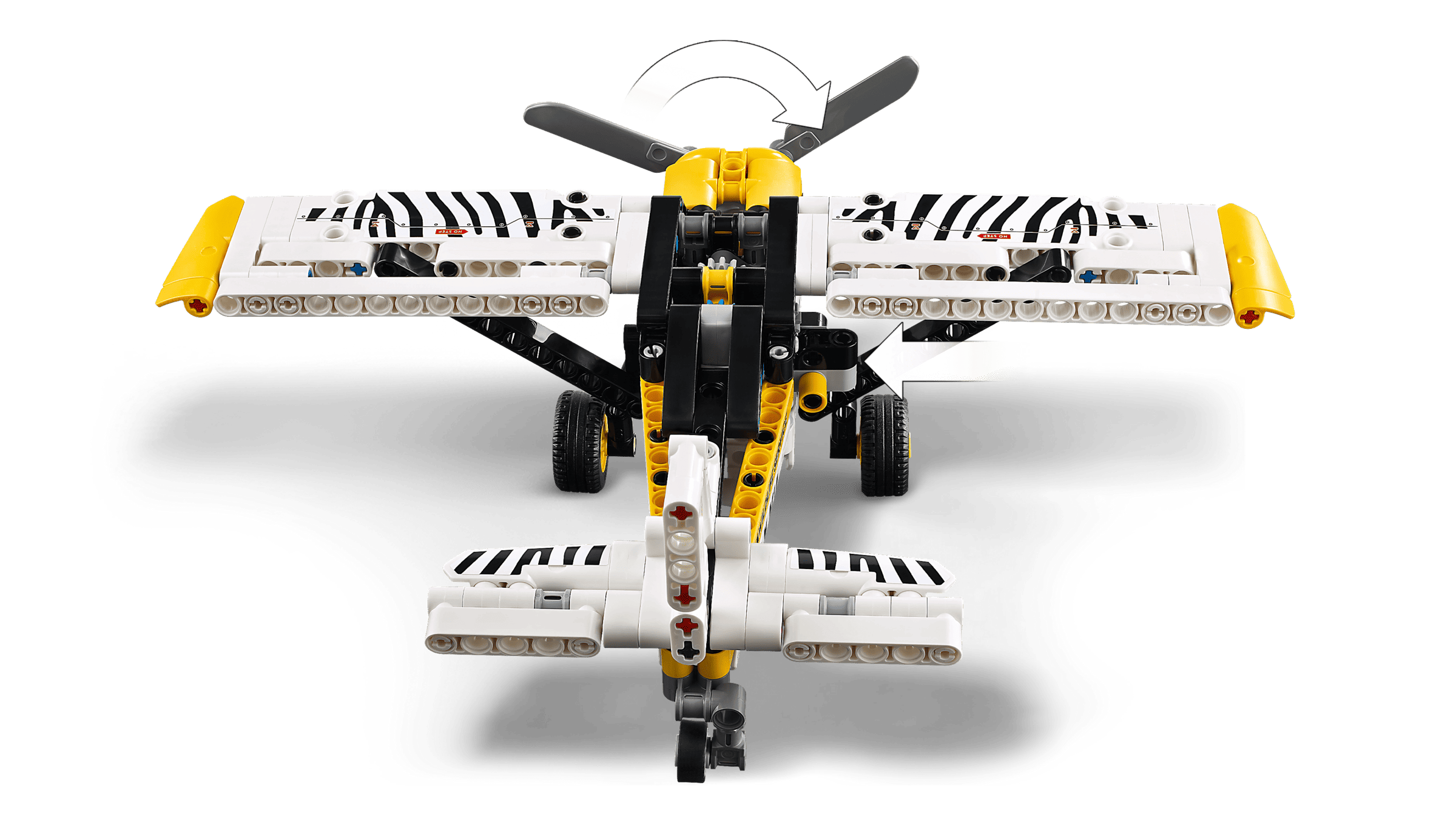 Конструктор літак LEGO Technic 42198 вид збоку