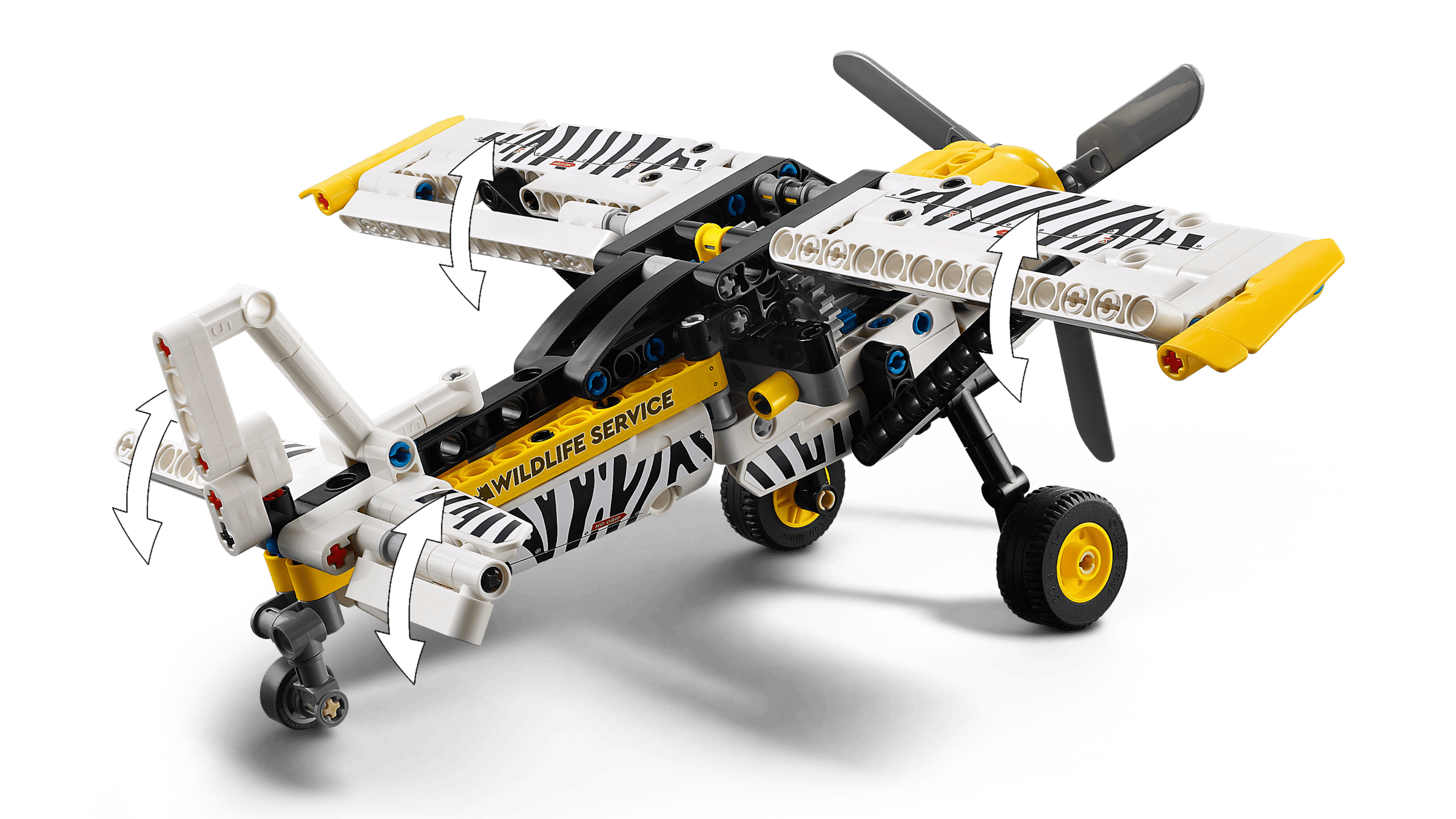 Шасі та двигун моделі LEGO 42198