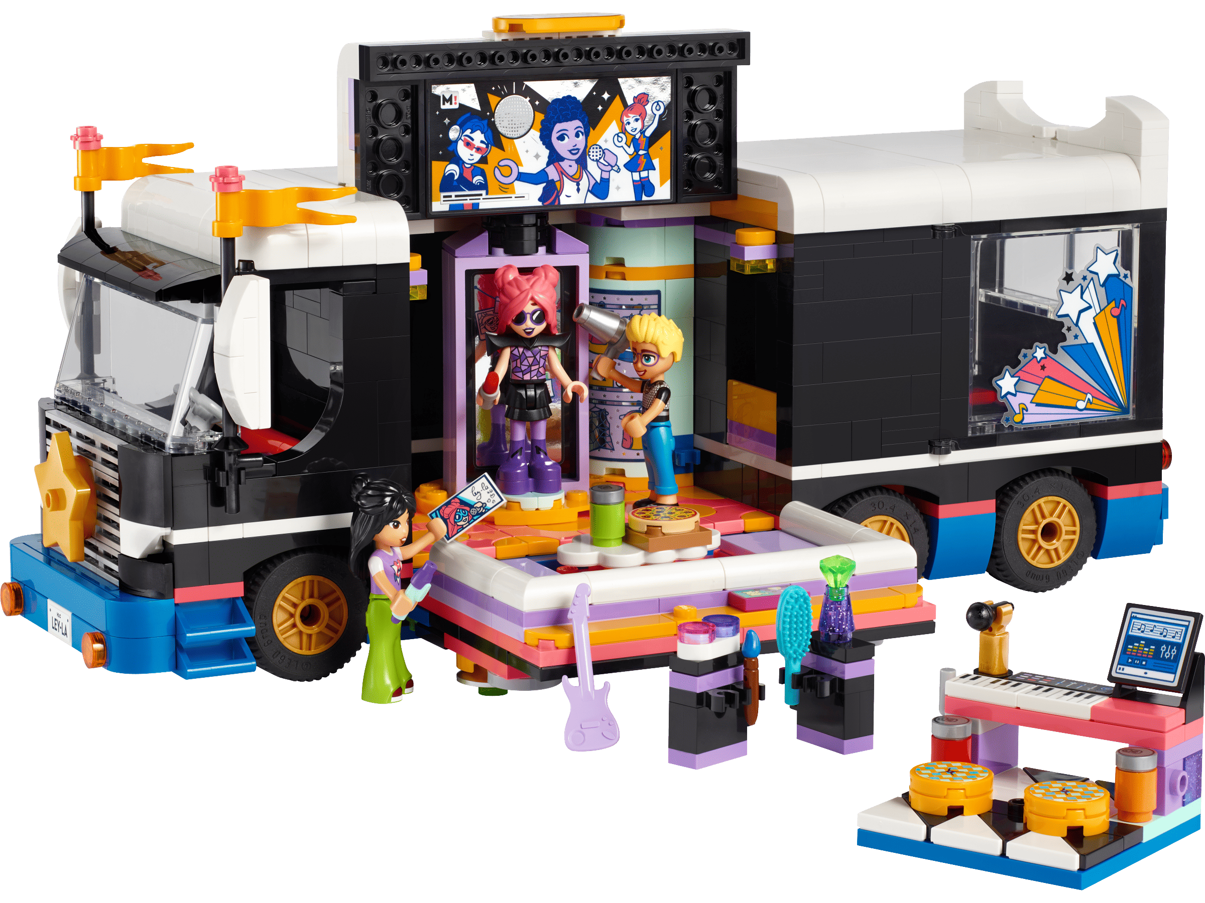 LEGO Friends Сцена та автобус поп-зірки