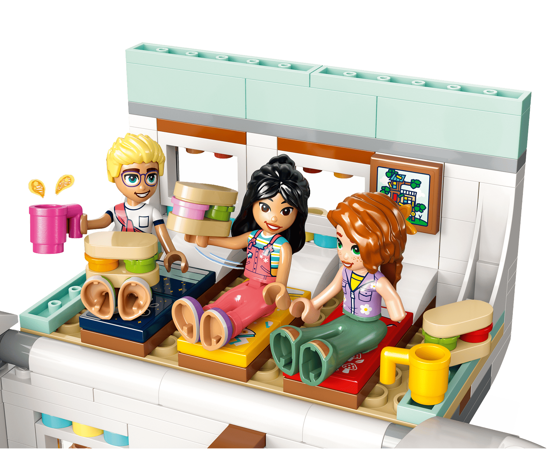Будинок на колесах LEGO Friends 42663 збоку