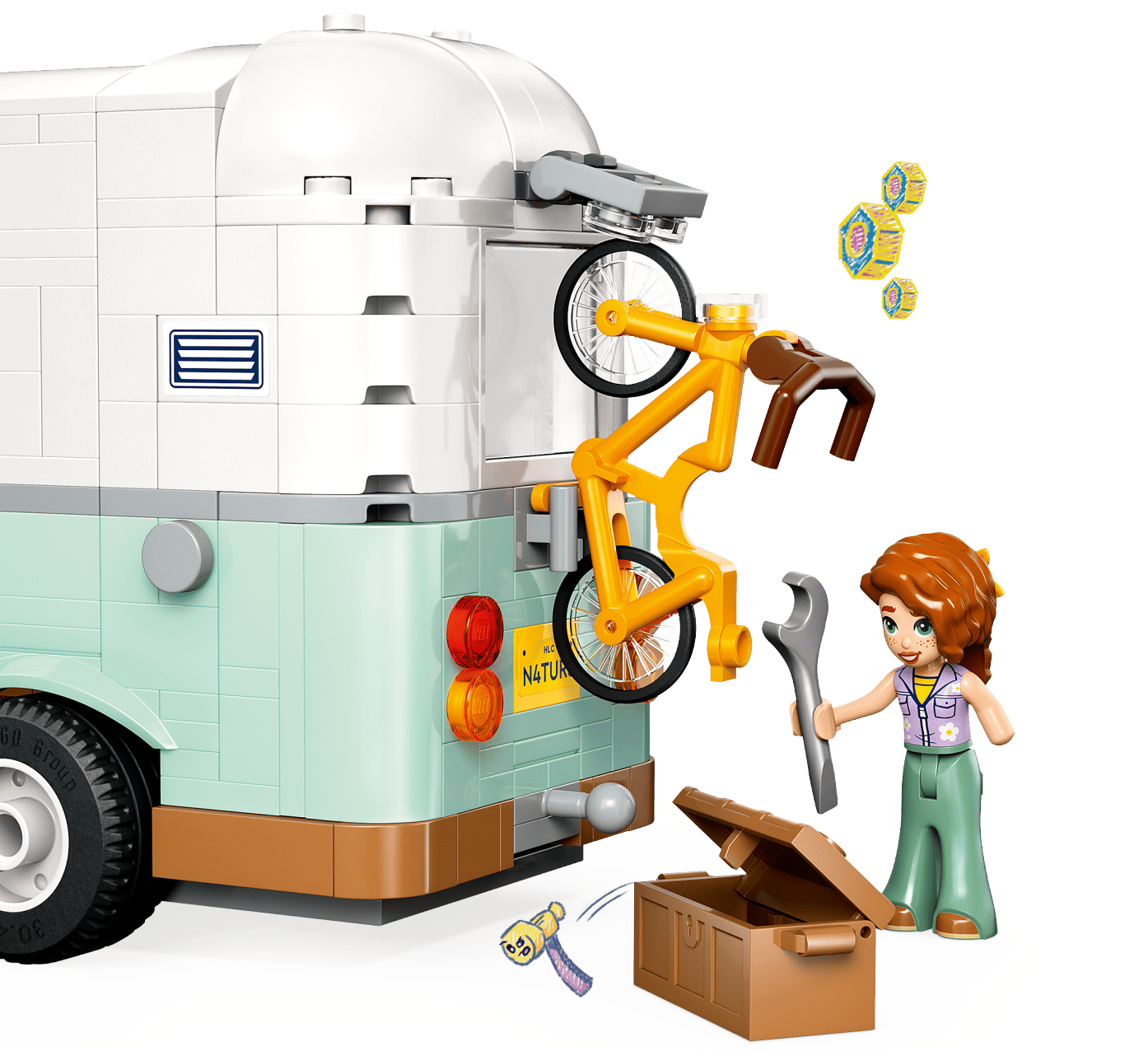 Функції та інтер'єр фургона LEGO 42663
