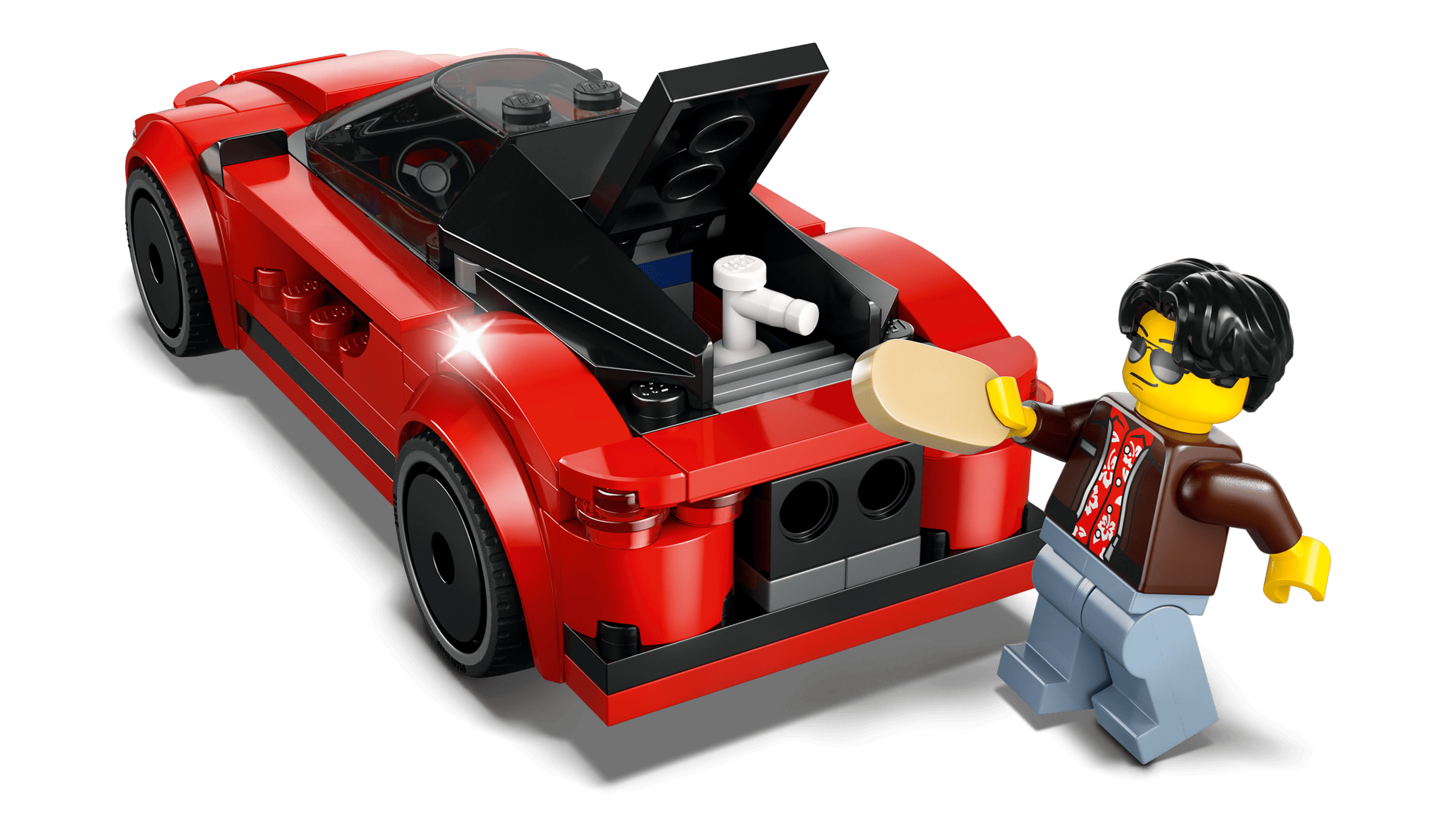 Детали и минифигурка LEGO 60448