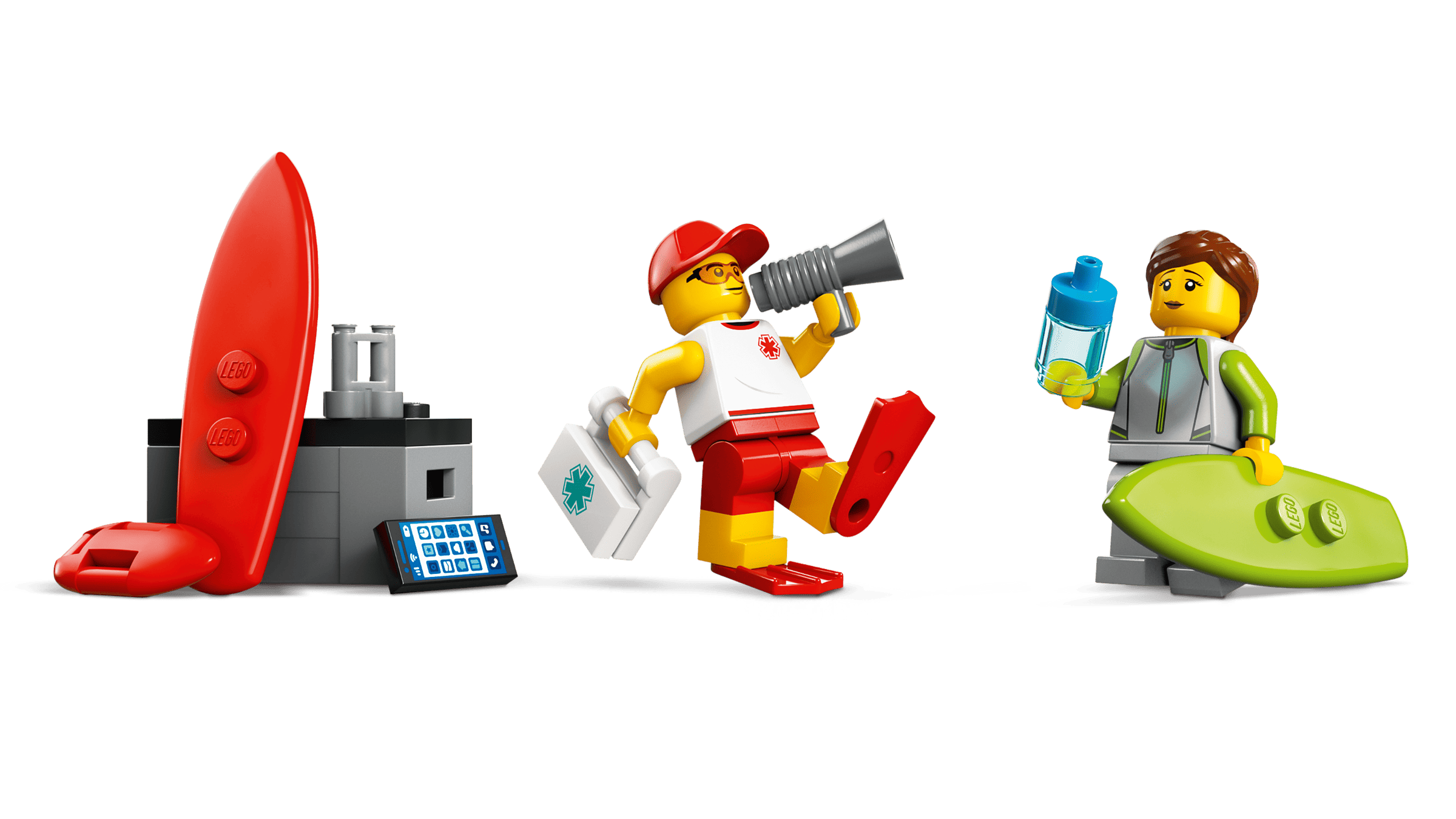 Мініфігурки та акула LEGO City 60453