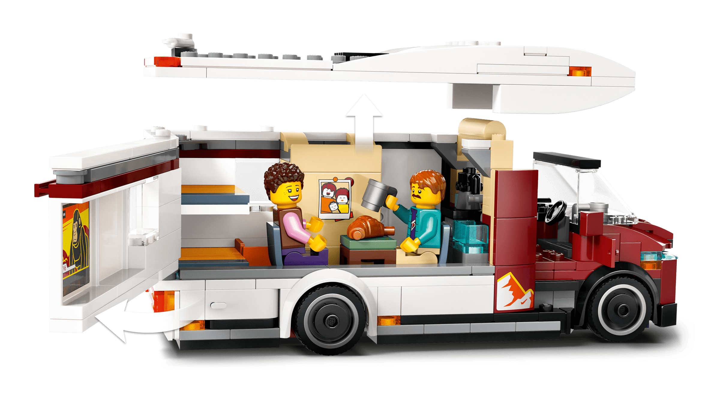 Інтер'єр кемпера LEGO 60454