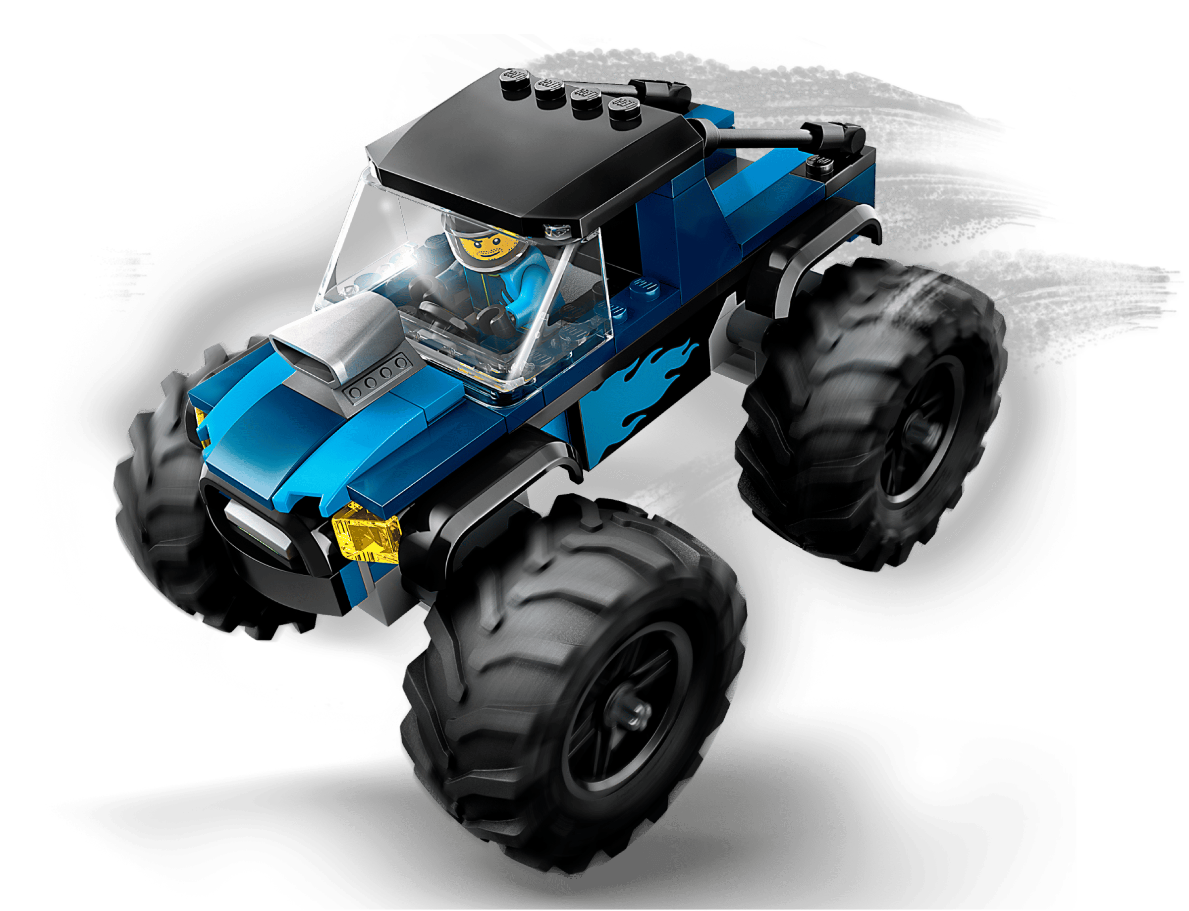 Мініфігурка гонщика та монстр-трак LEGO 60402