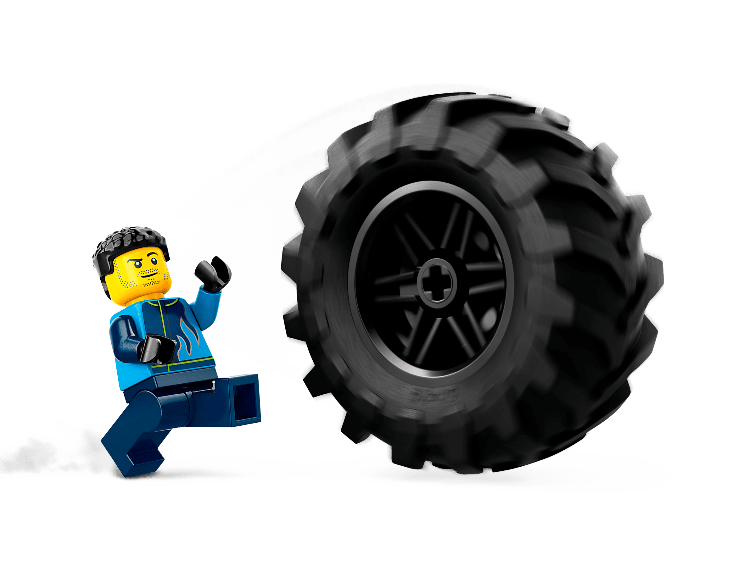 Великі гумові колеса вантажівки LEGO City 60402