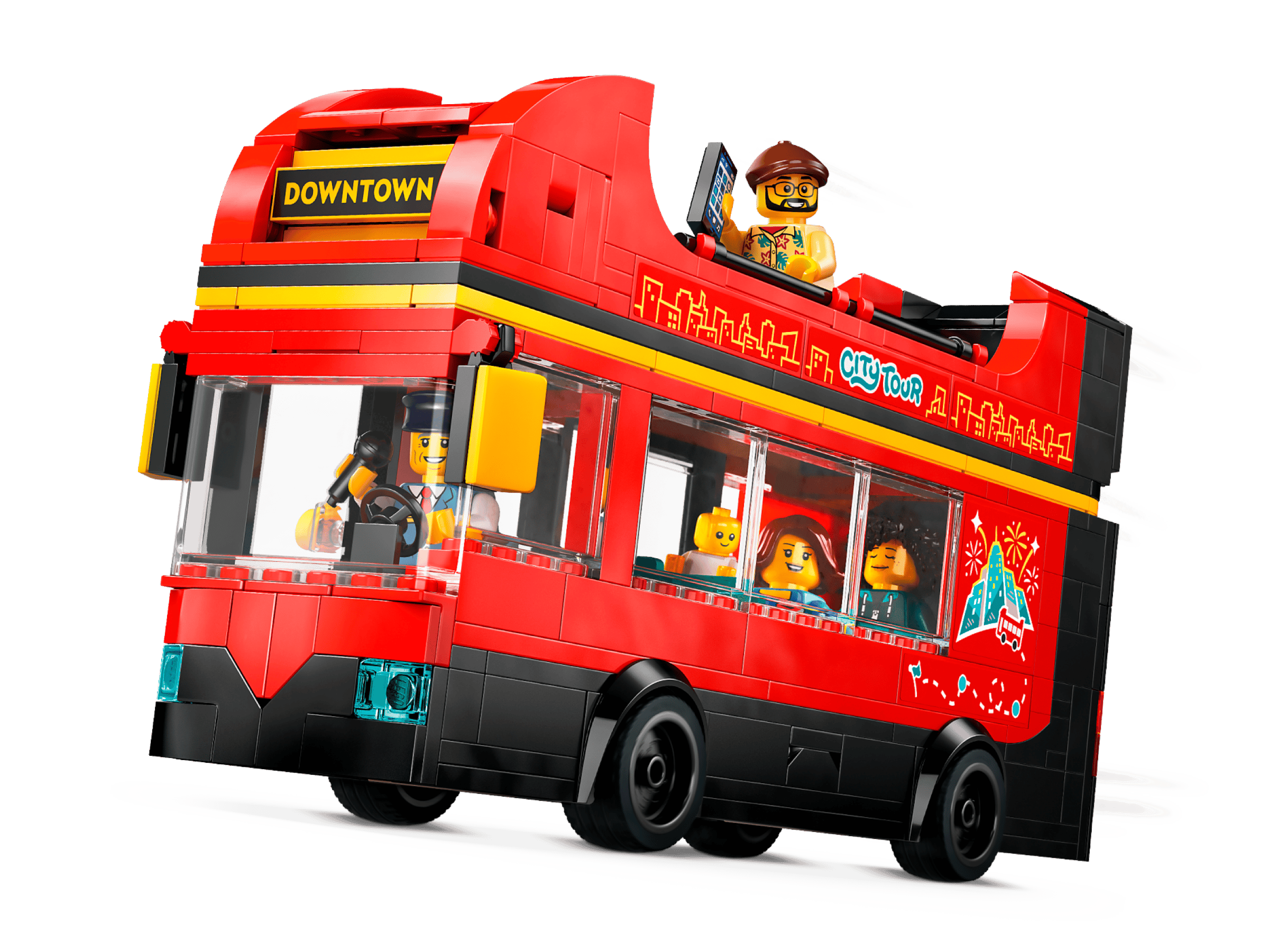 Мініфігурки пасажирів та водія автобуса LEGO City 60407