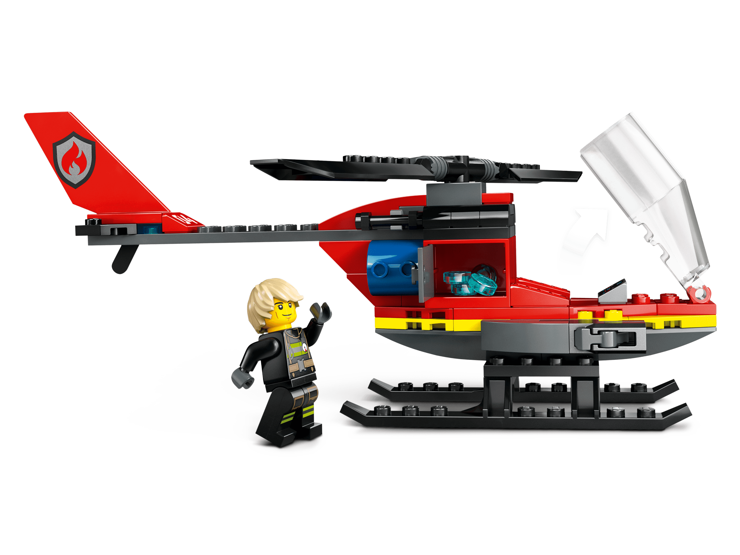 Минифигурка пилота-пожарного LEGO 60411