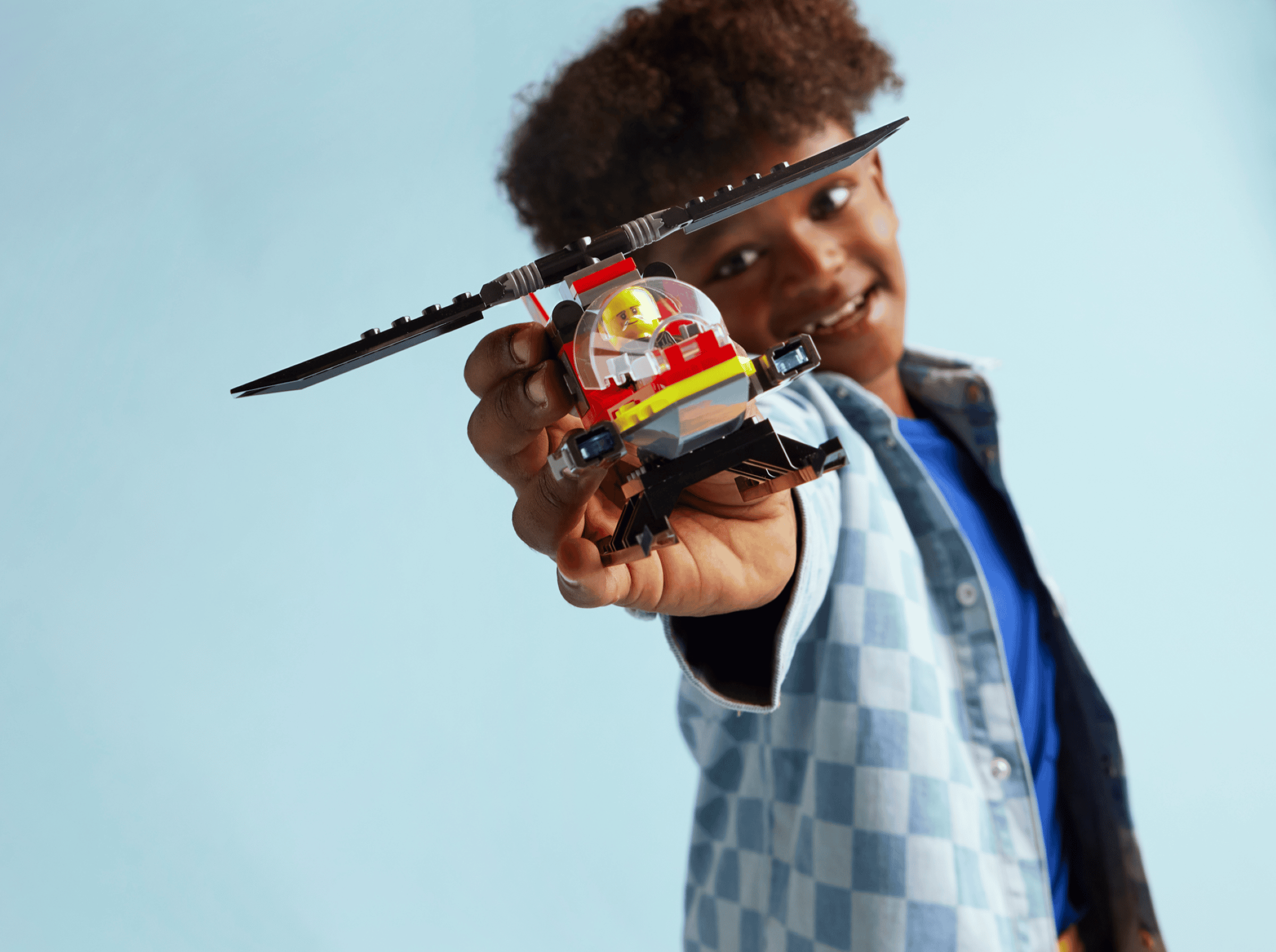 Купить оригинал LEGO City 60411 Пожарный спасательный вертолет