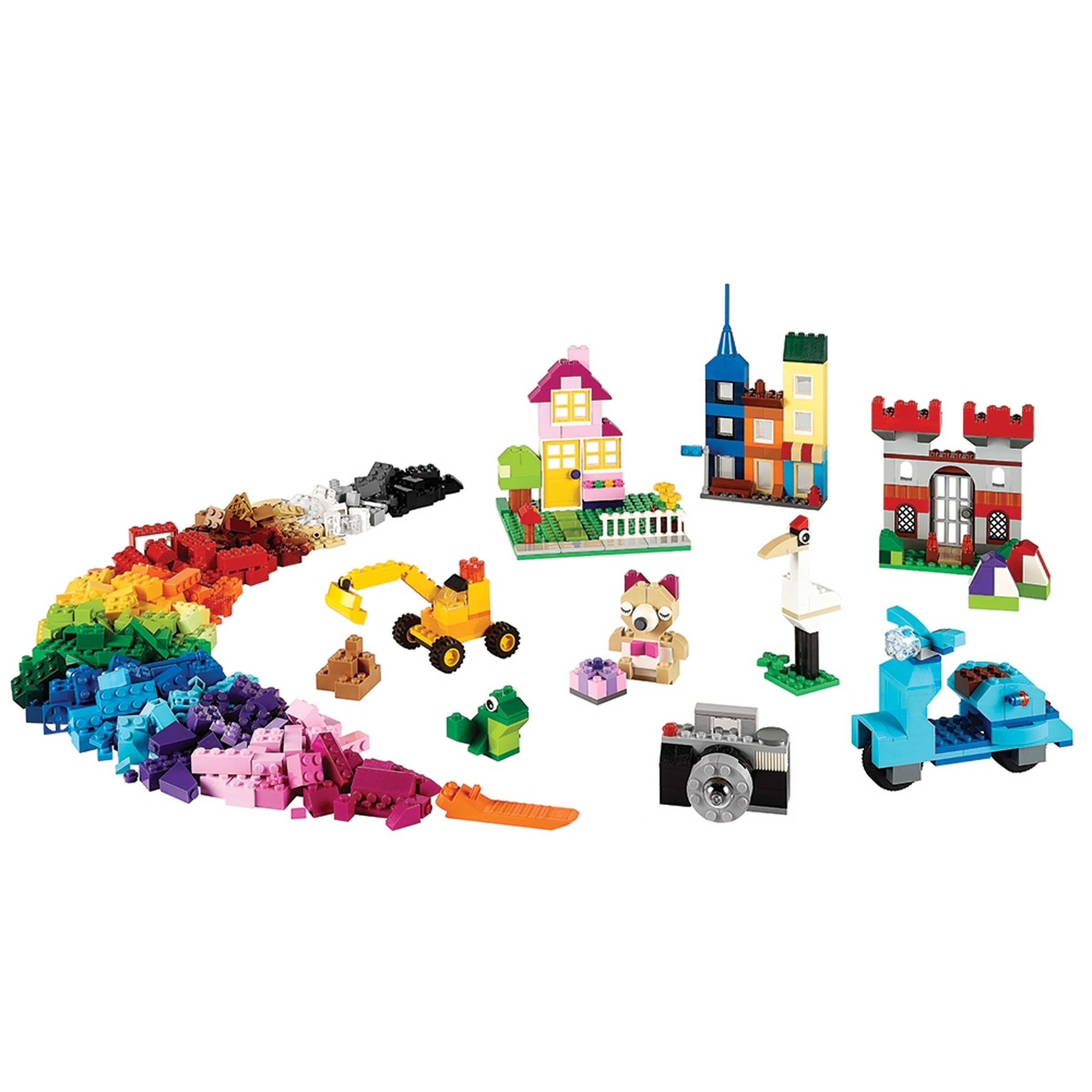 Приклади моделей з великої коробки LEGO Classic 10698