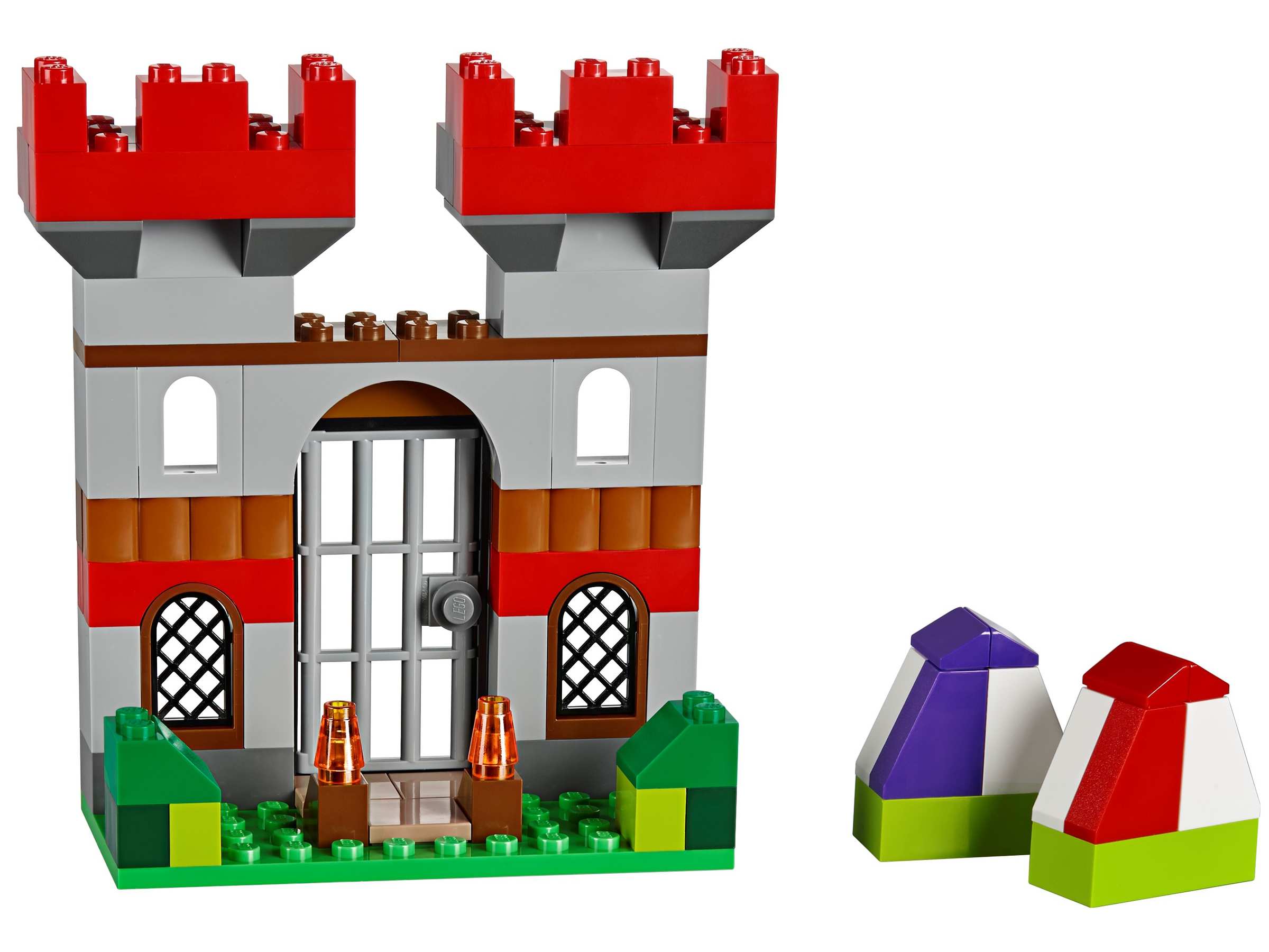Деталізація вікон та будівельних елементів у наборі LEGO 10698
