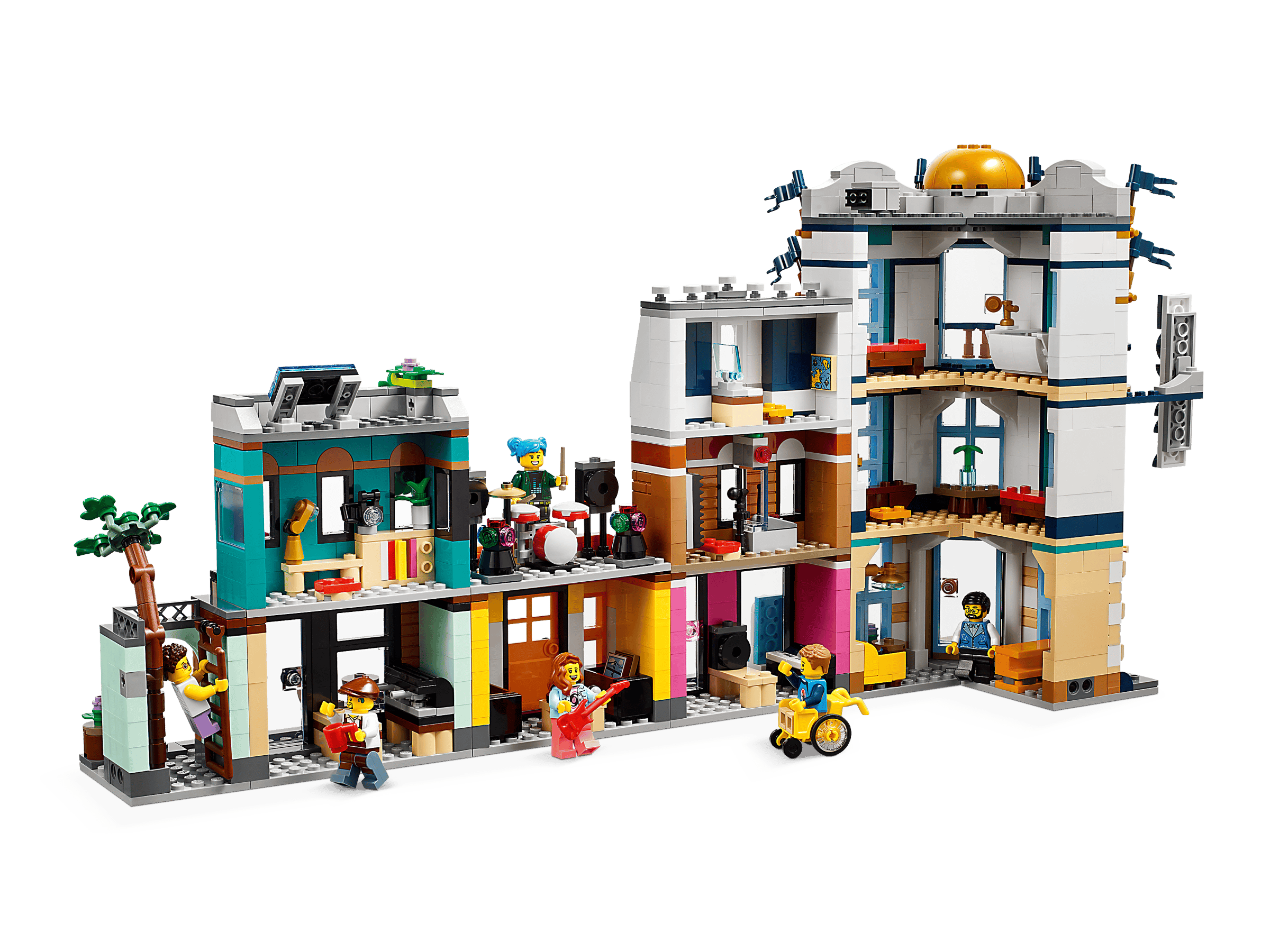 Конструктор 3-в-1 LEGO Creator Центральна вулиця 31141
