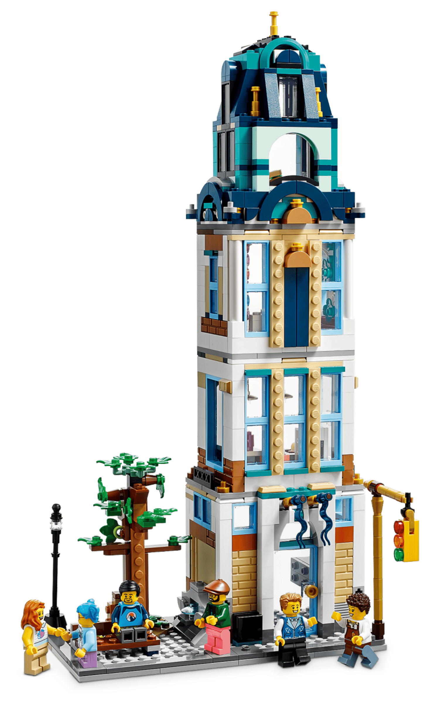 Інтер'єр та відкрита задня частина будівель LEGO 31141