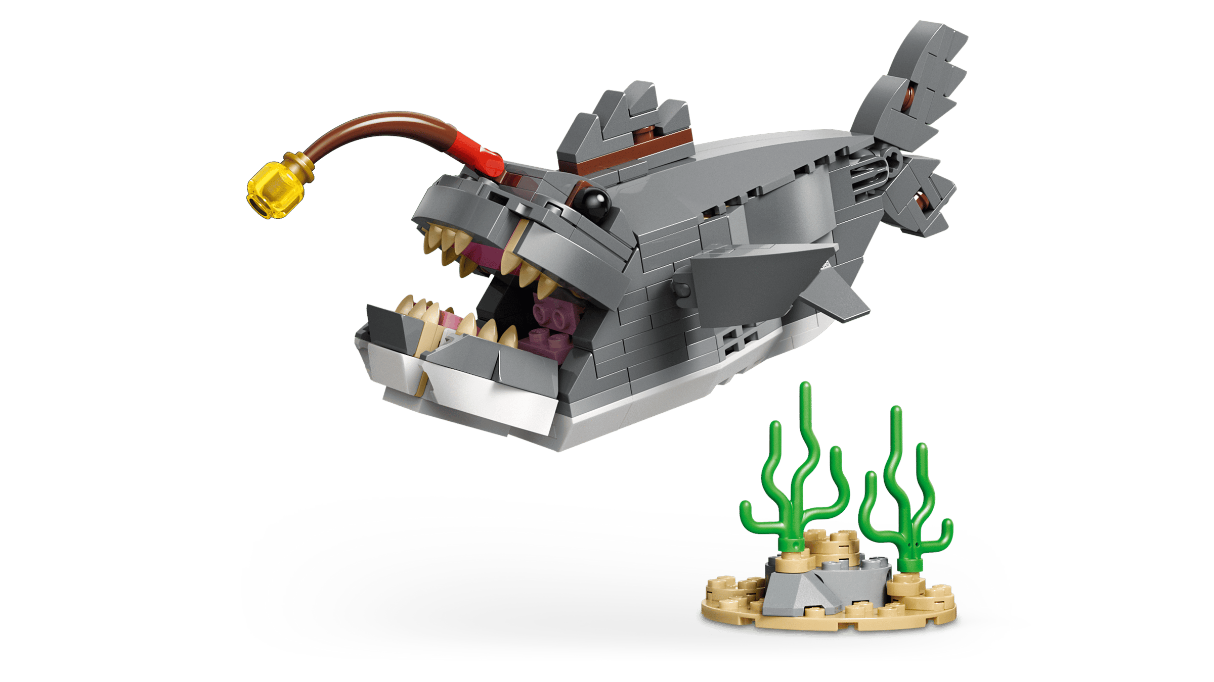 Альтернативная модель рыбы-удильщика LEGO 31381