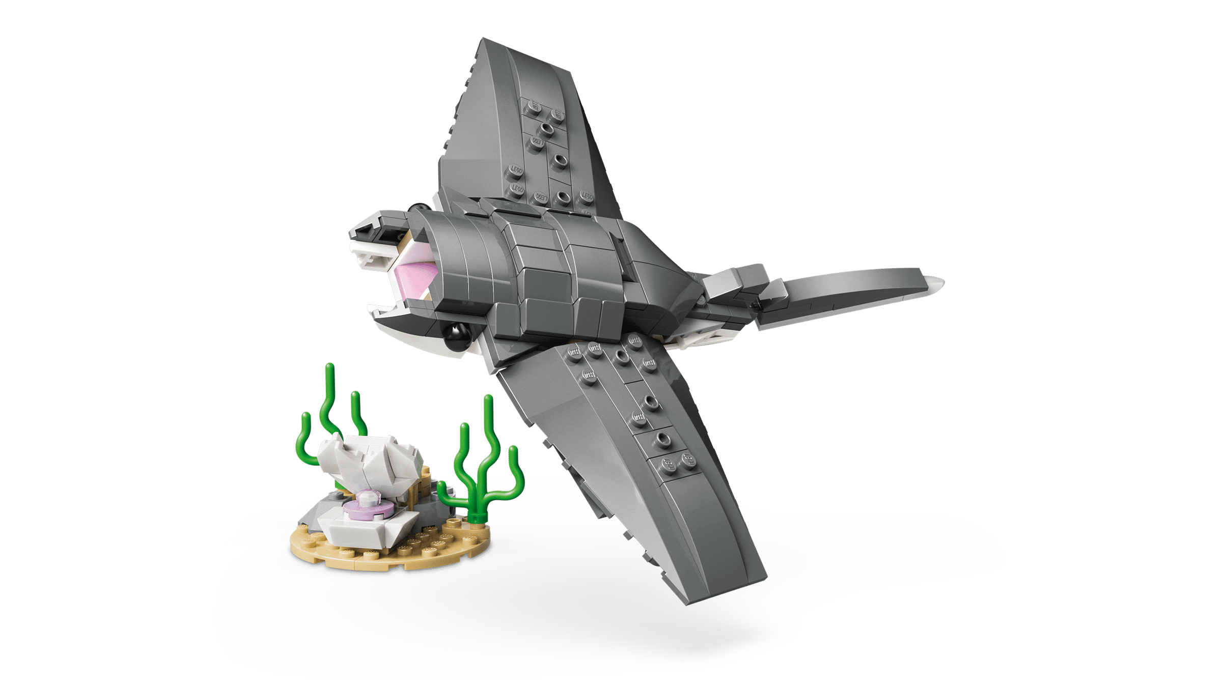 Альтернативная модель ската около ракушки LEGO 31381