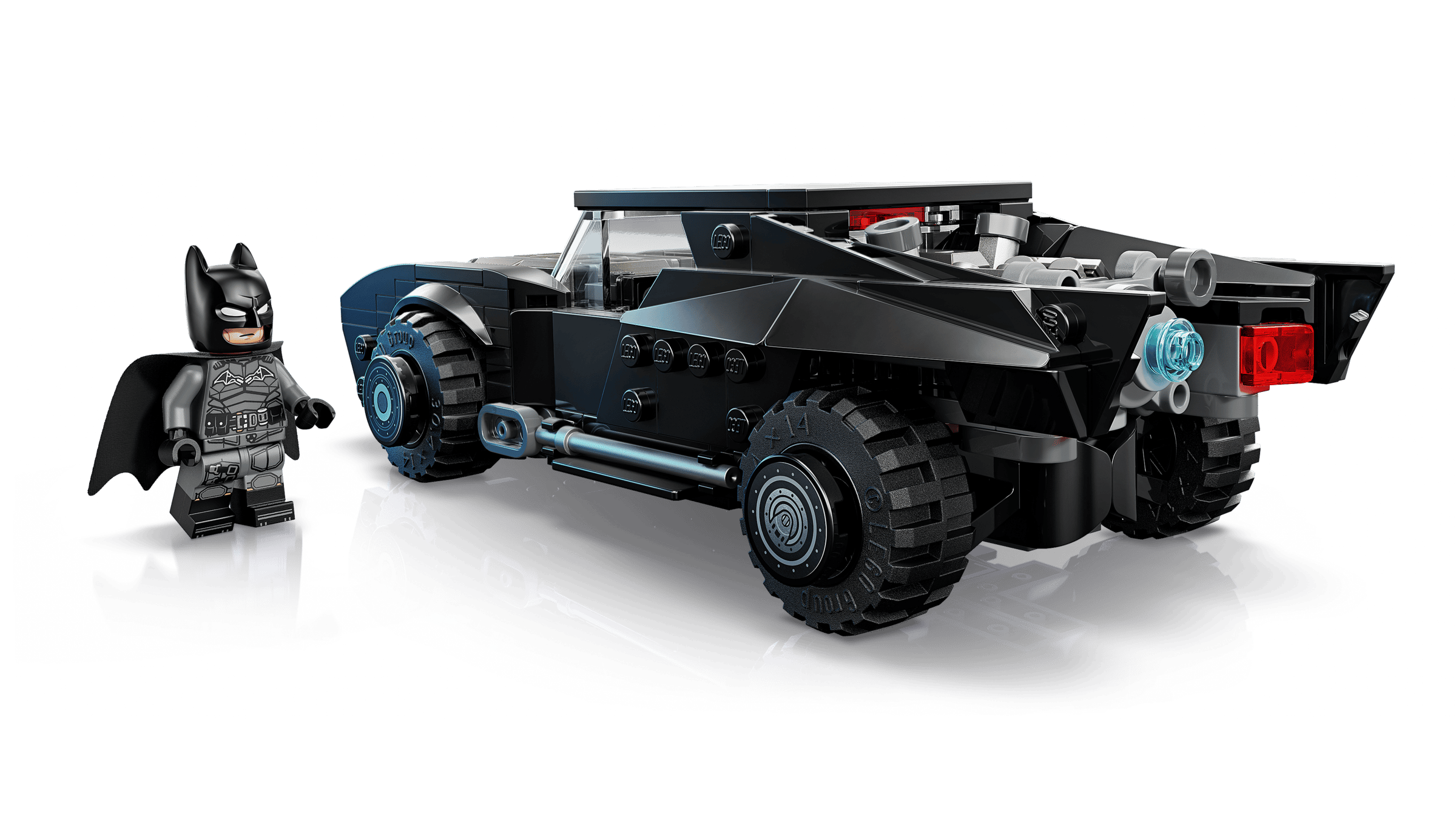 Деталізація кабіни та конструкції кузова Бетмобіля LEGO 76332