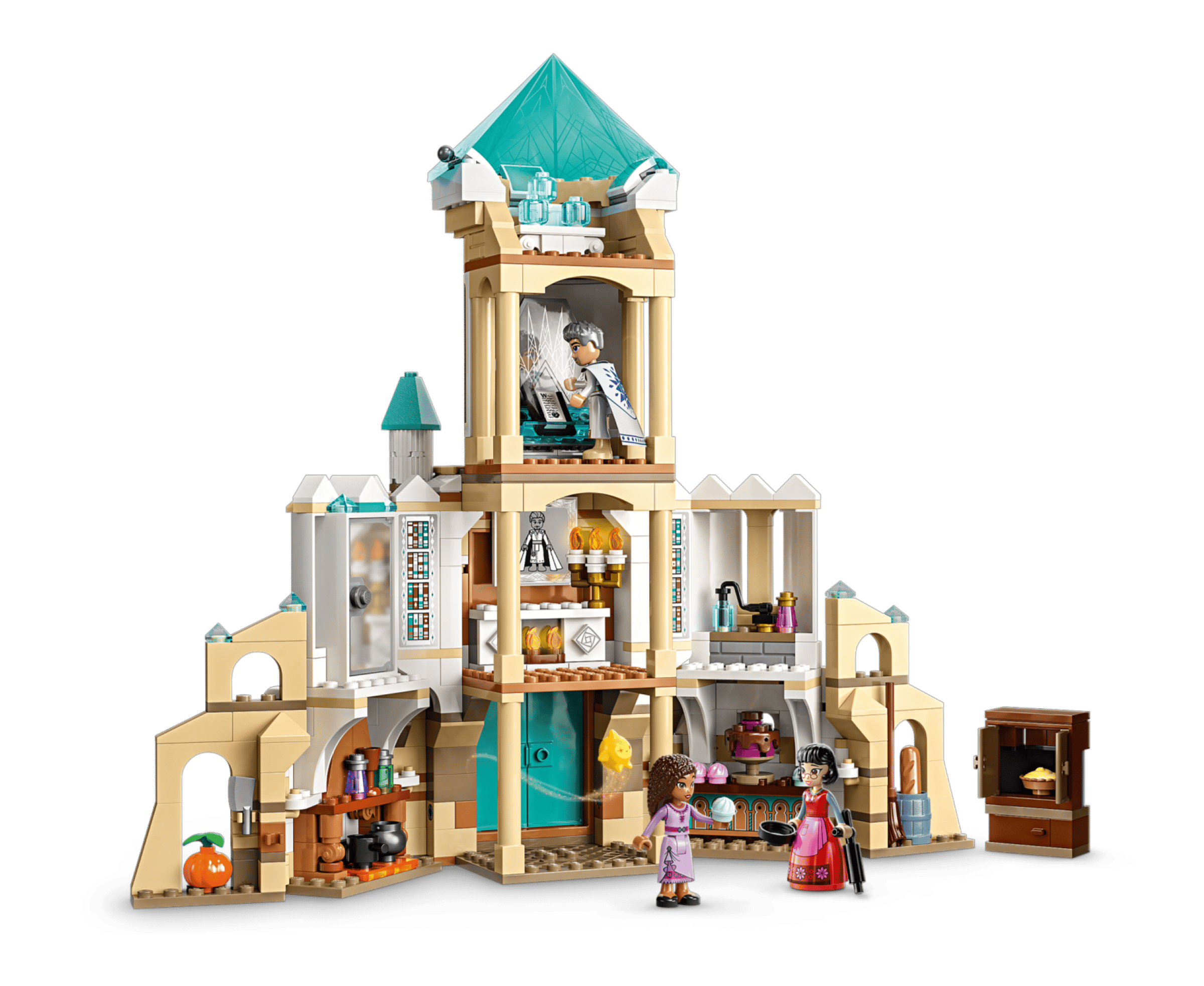 Главный фасад замка короля Магнифико LEGO 43224