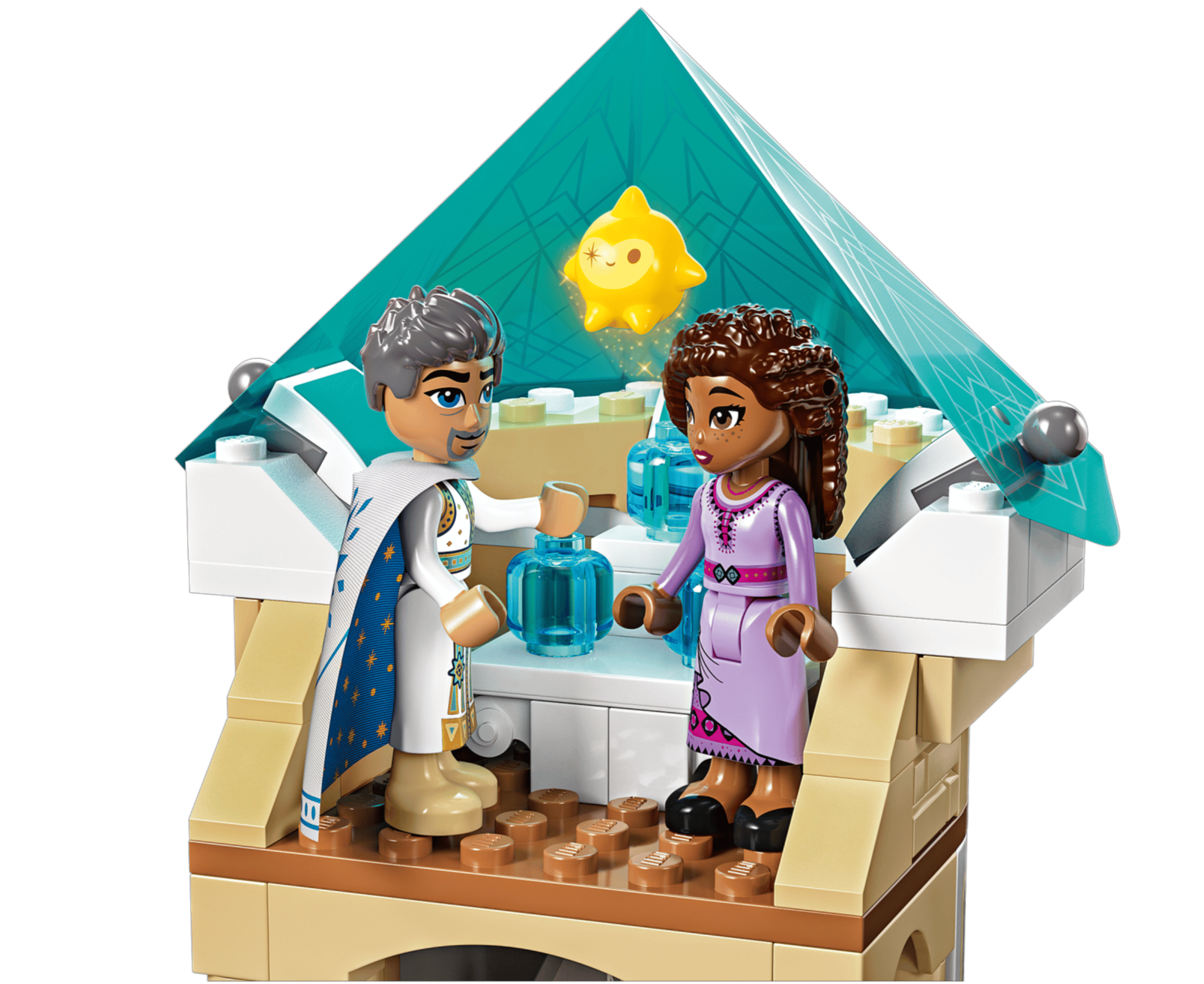 Интерьер кухни и комнат замка LEGO 43224