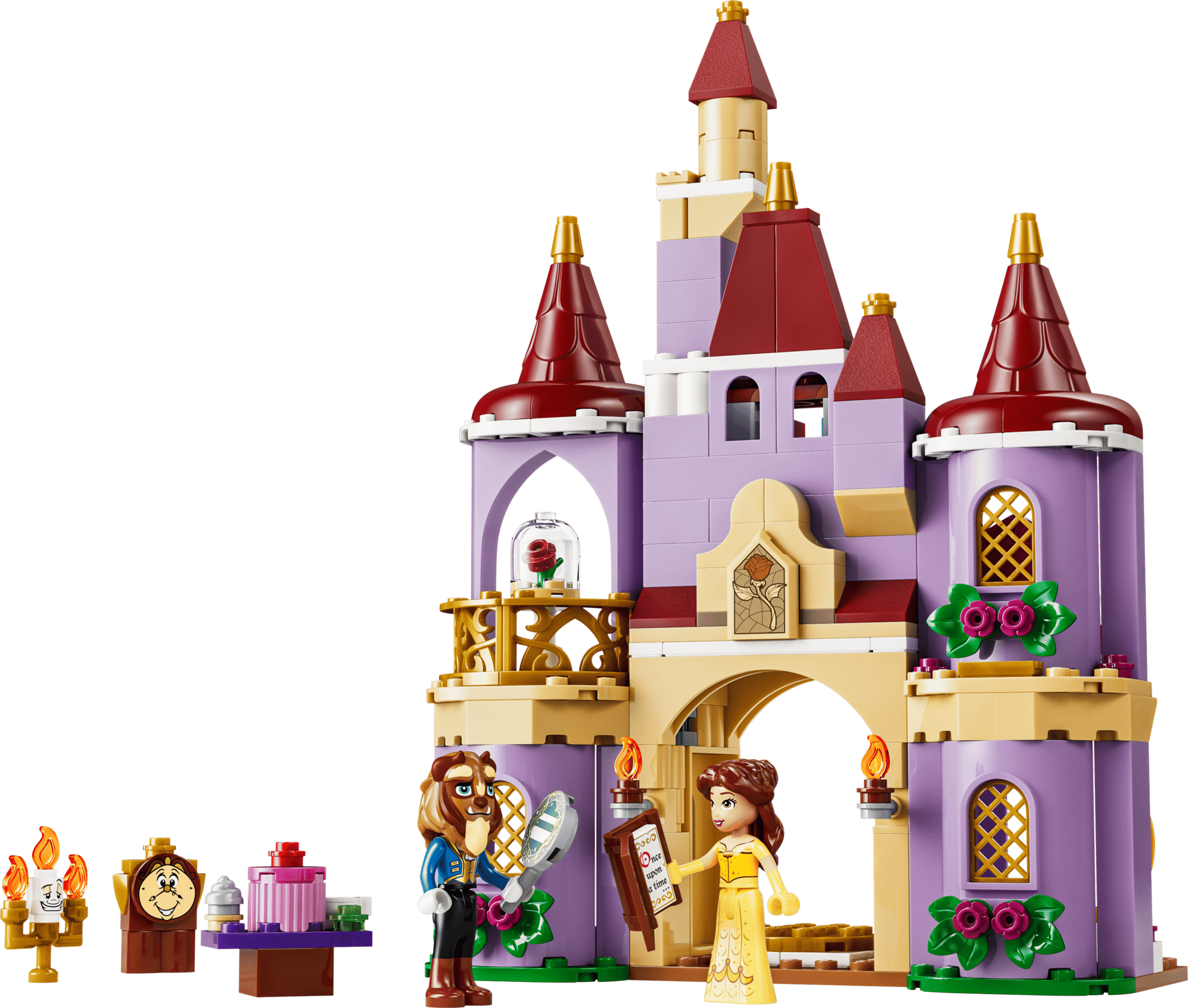 Фасад Зачарованого замку та фігурки LEGO 43289