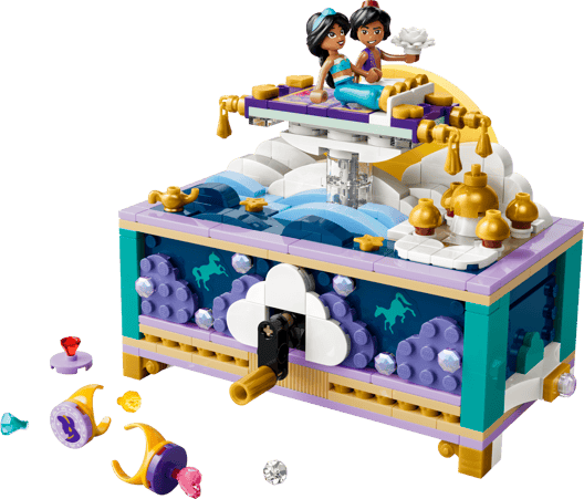 Міні-ляльки Аладдіна та Жасмін з аксесуарами LEGO 43295