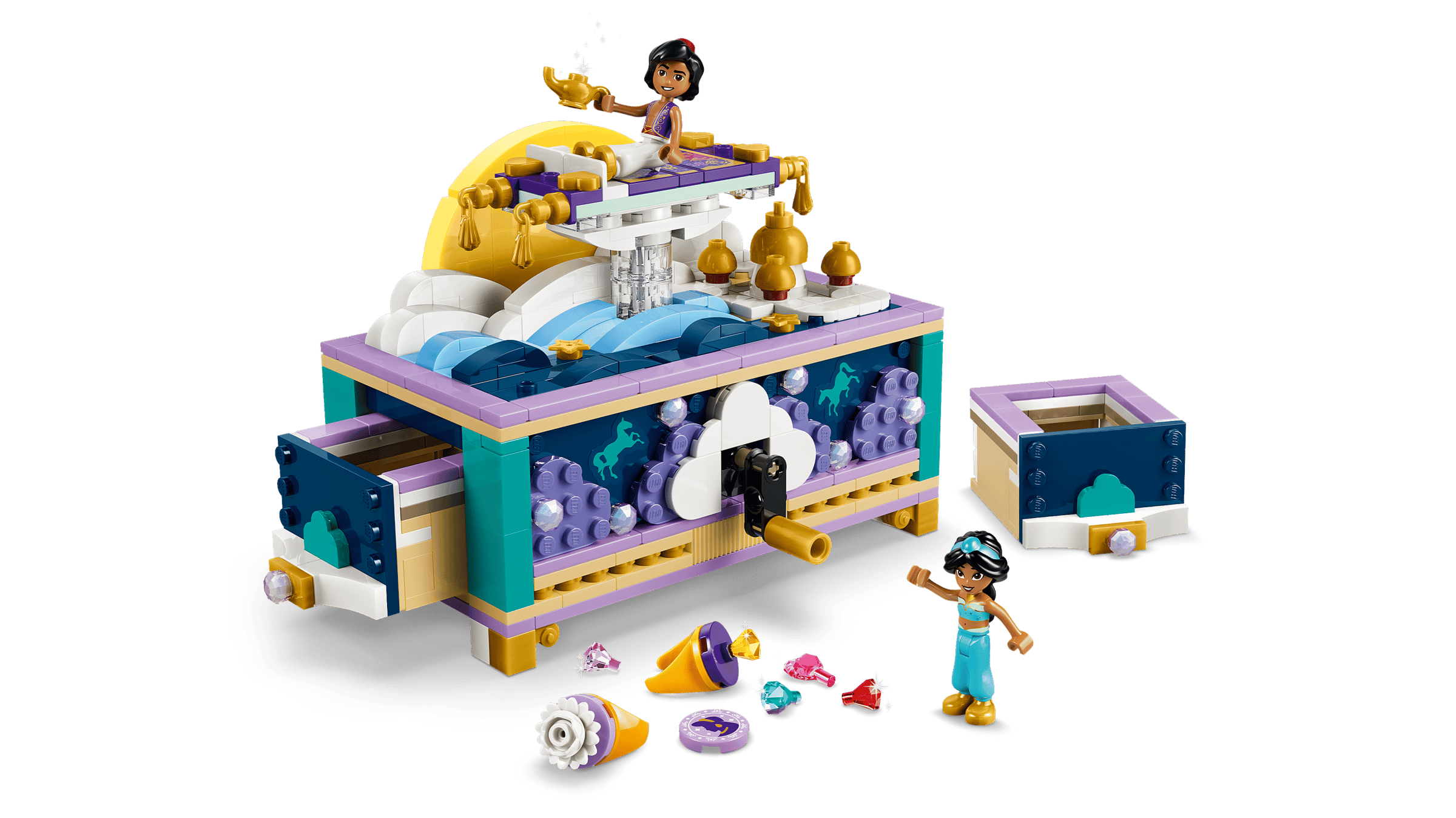 Демонстрація механізму польоту килима-літака LEGO 43295