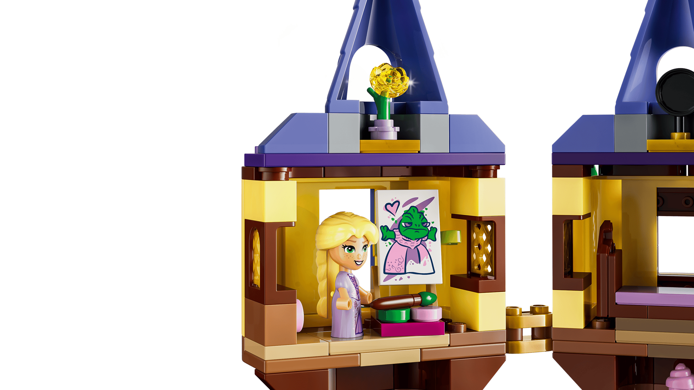 Інтер'єр розкритої вежі Рапунцель LEGO 43294