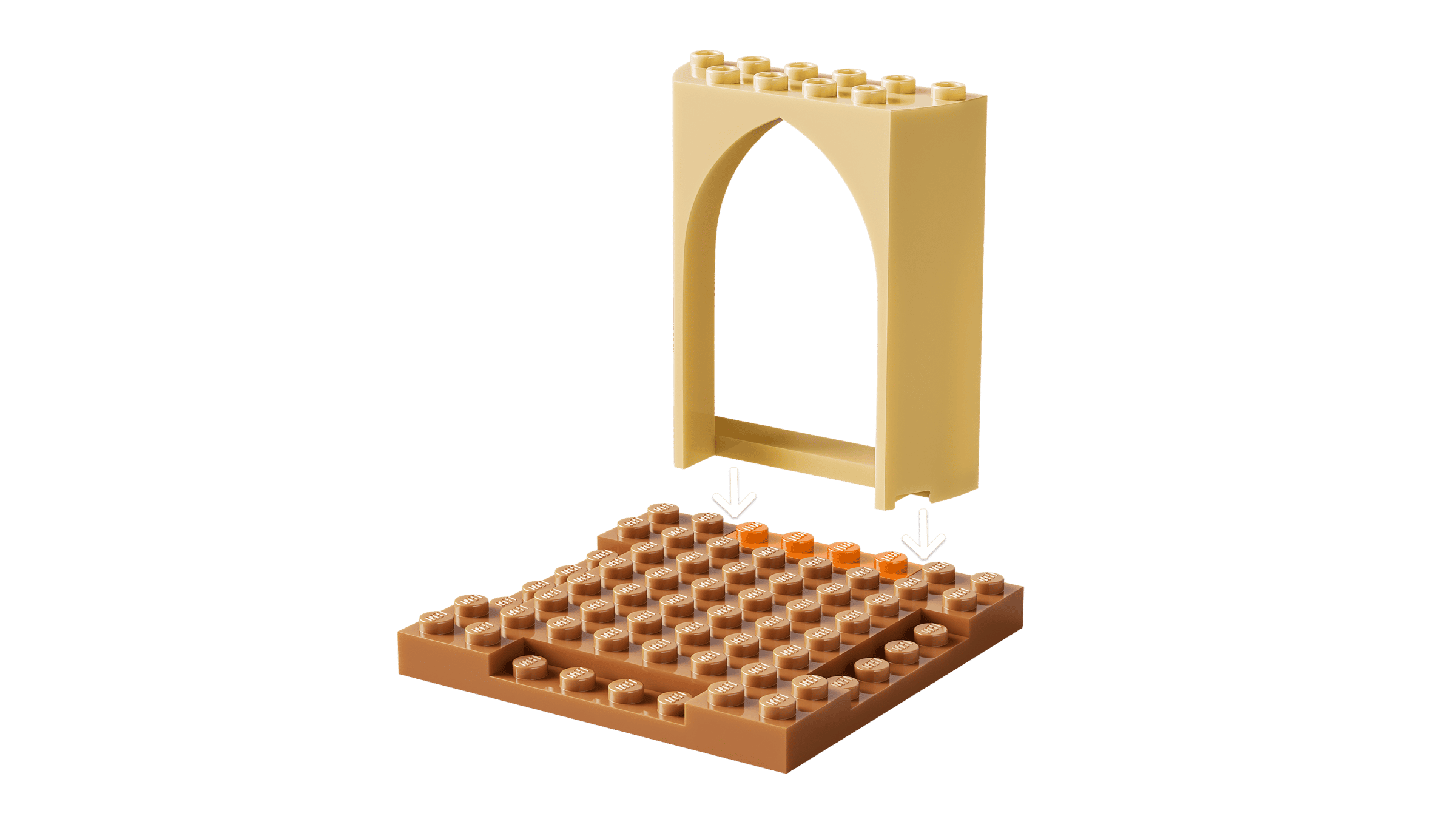 Інтер'єр будиночка Ваяни та Симеї в наборі LEGO 43282