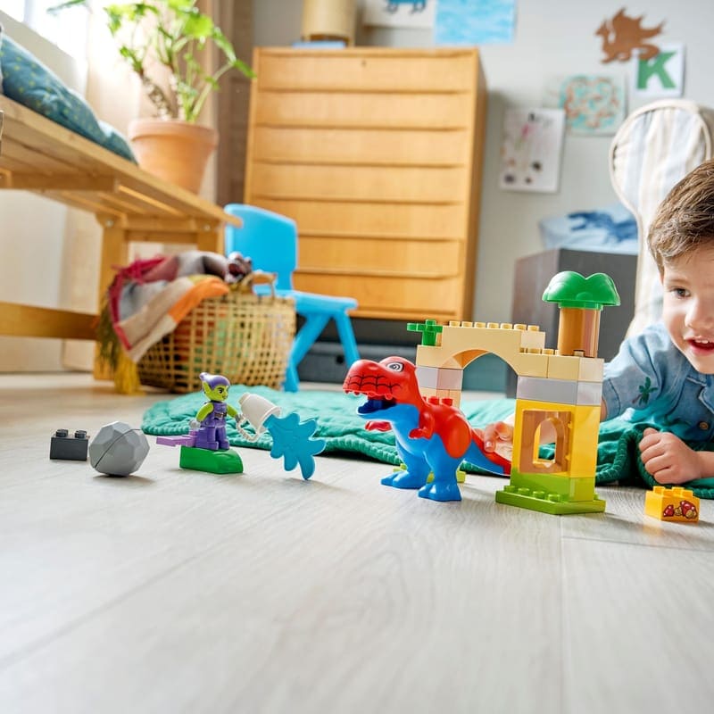 Конструктор LEGO DUPLO 10463 Динозавр Spidey-Rex против Зеленого Гоблина