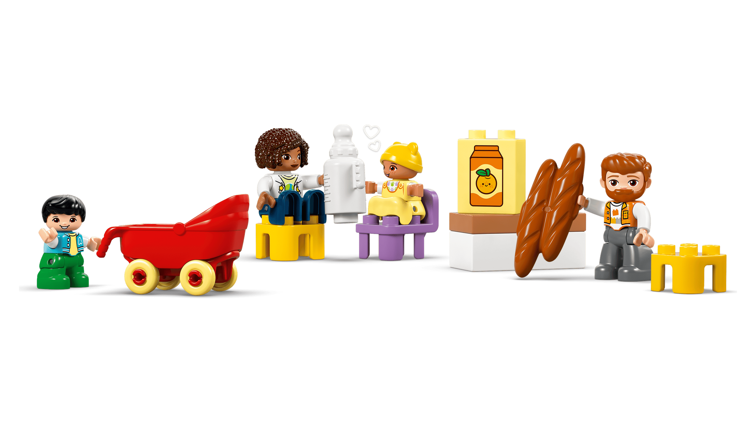 Взаємодія з фігурками та дитячим візком LEGO 10470