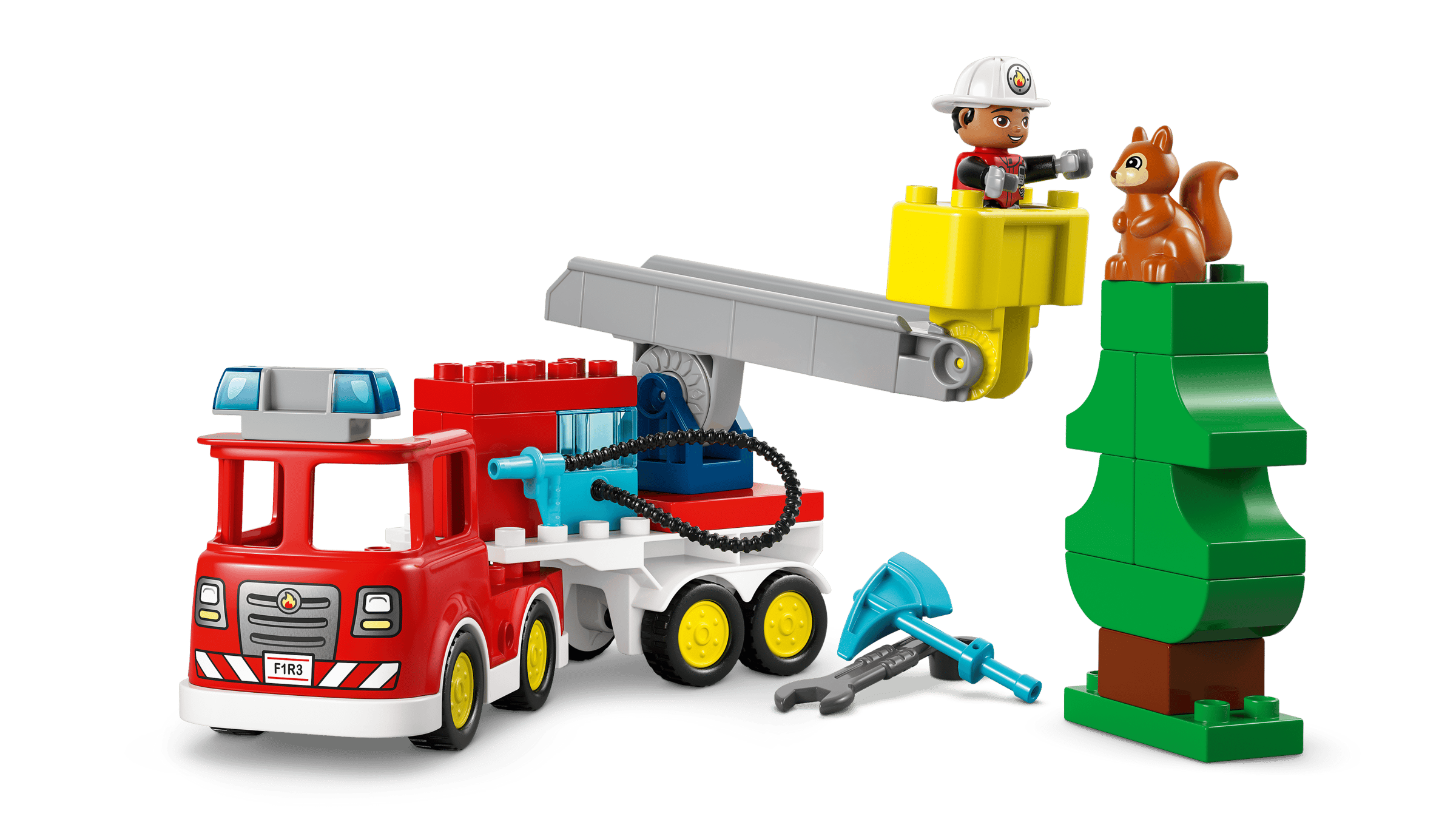 Деталізація пожежної машини та причепа LEGO DUPLO 10473