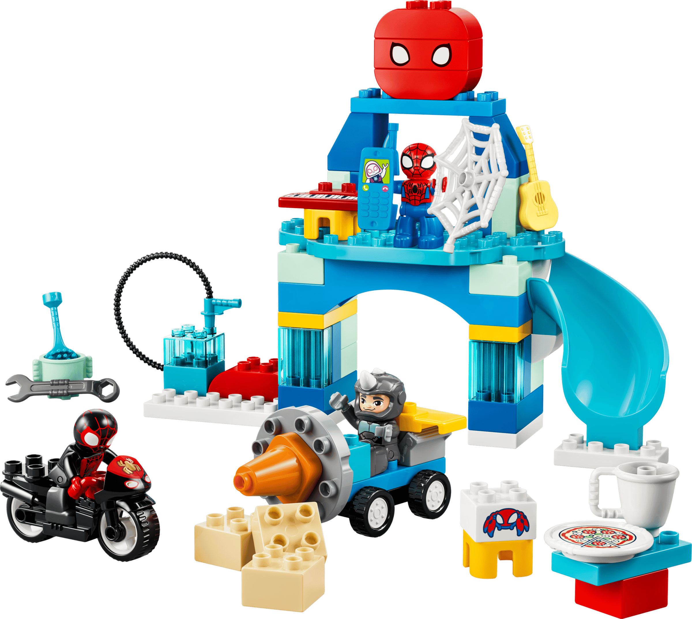 Детальний вигляд упаковки та деталей з набору LEGO DUPLO 10464