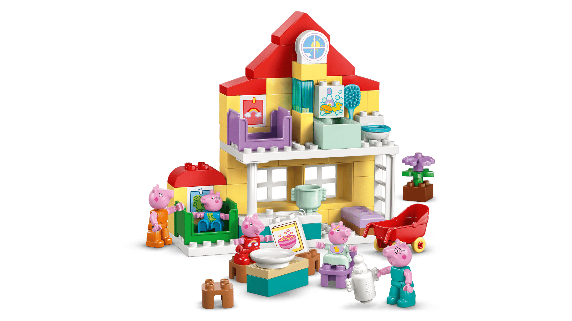 Фігурки родини Свинки Пеппи та збірний будиночок LEGO 10467