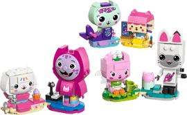 Упаковка и элементы набора LEGO Gabby's Dollhouse 11215