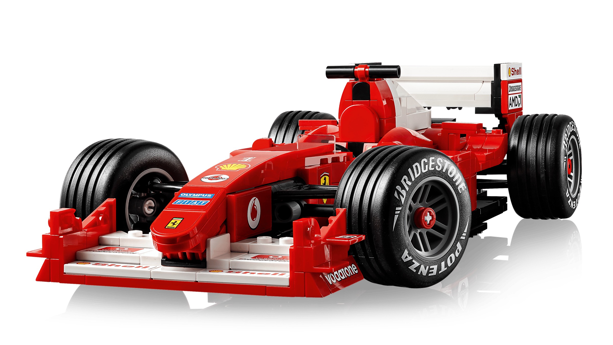 Аеродинамічний профіль та рельєфні шини Ferrari F2004 LEGO 11375