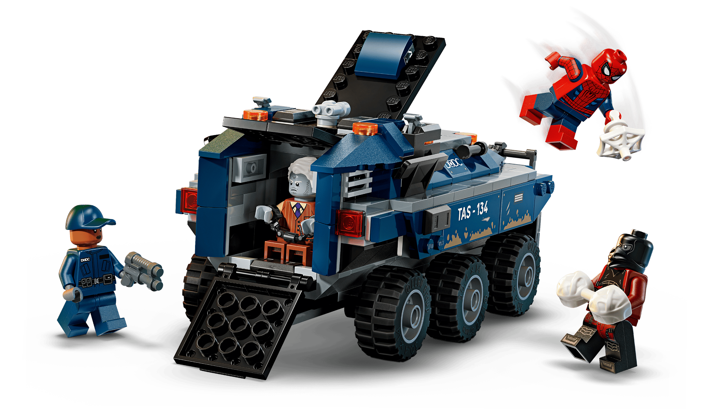 Деталізація транспорту ДКР LEGO 76349