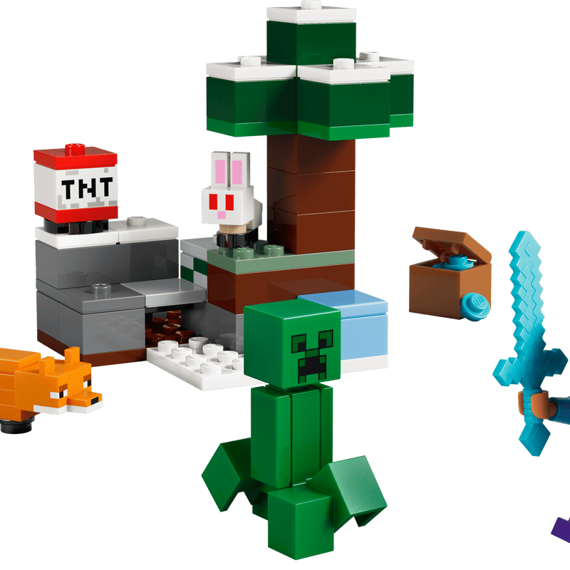 Все элементы и детали набора LEGO Minecraft 21583