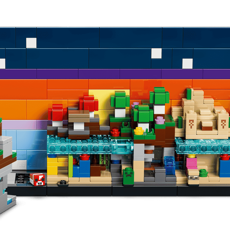 Детализация пустыни и Грибных полей LEGO 21589