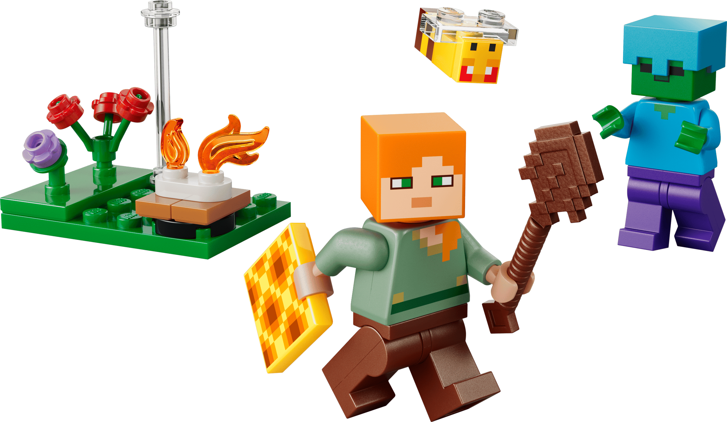 LEGO Minecraft 30732 Конфликт у костра Алекса — полибэг