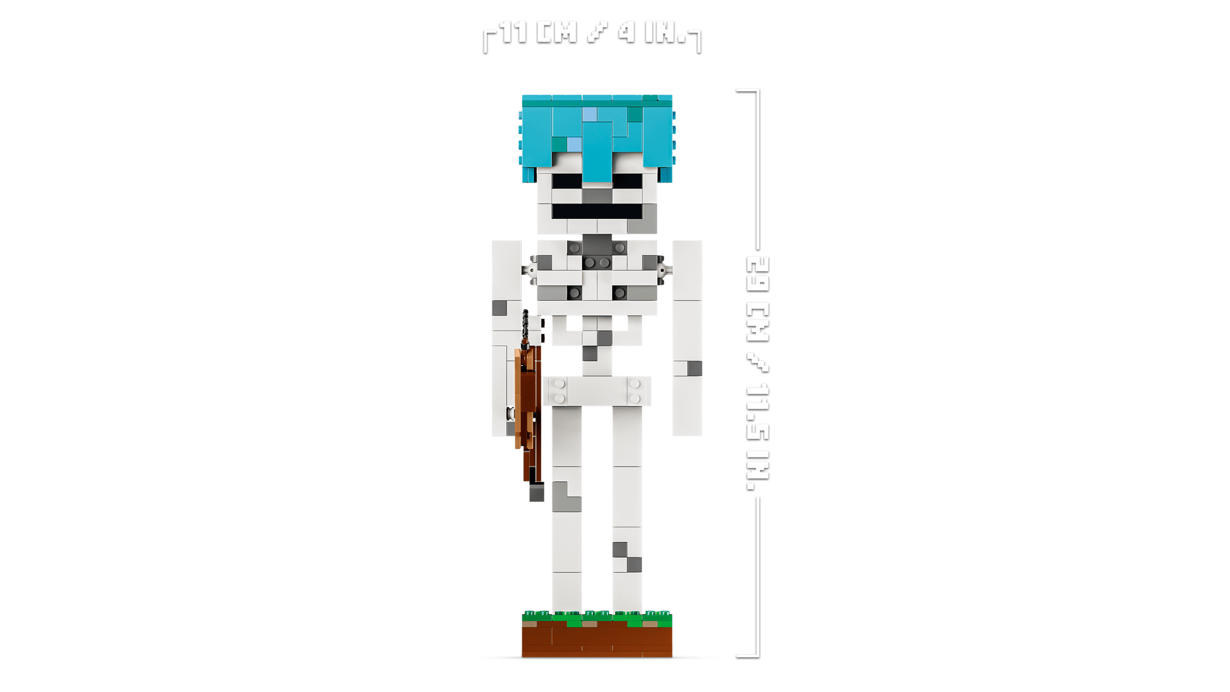 Деталізація фігурки Скелета LEGO 21594