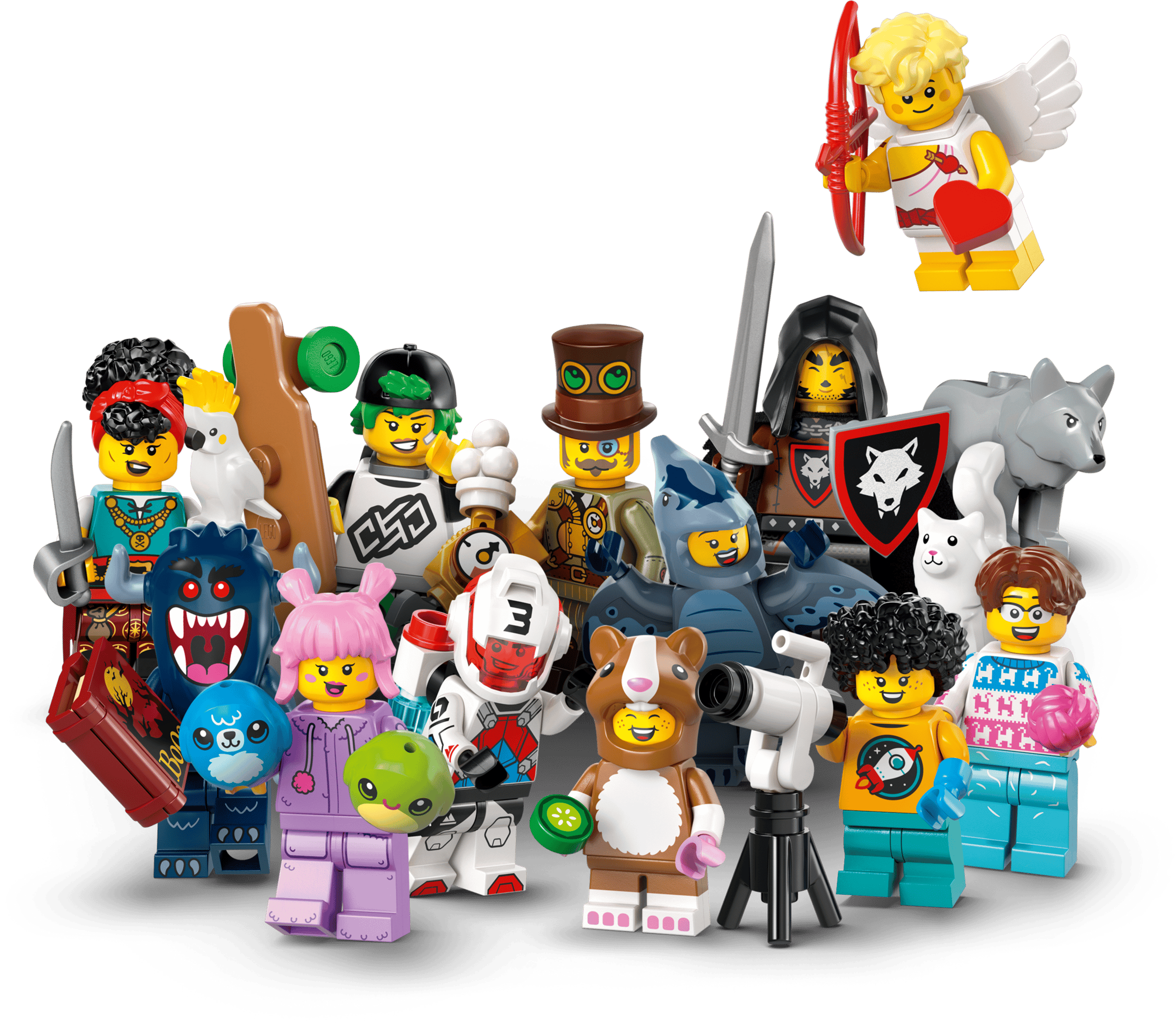 Повний набір з 12 персонажів LEGO Minifigures Серія 27