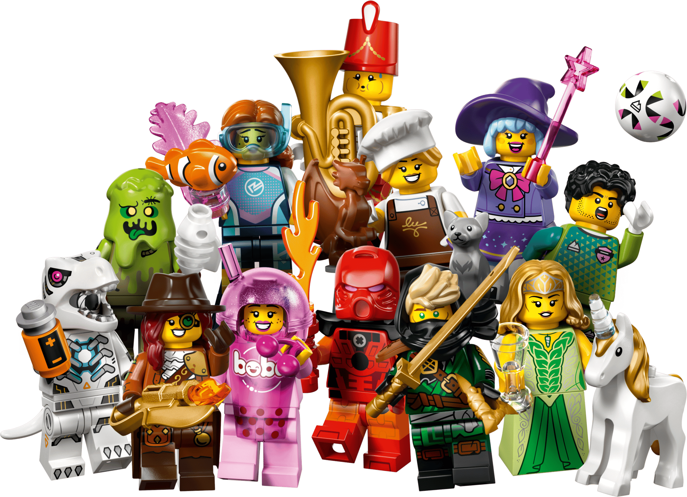 Упаковка та асортимент мініфігурок LEGO Minifigures 71052 Серія 29