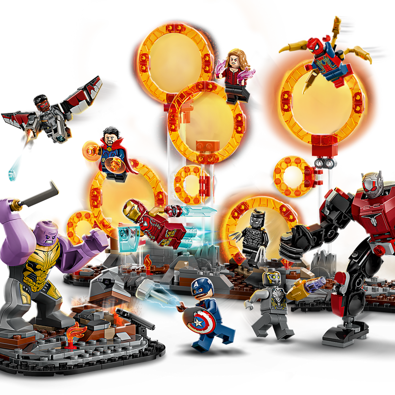 Минифигурки супергероев и Таноса LEGO 76323