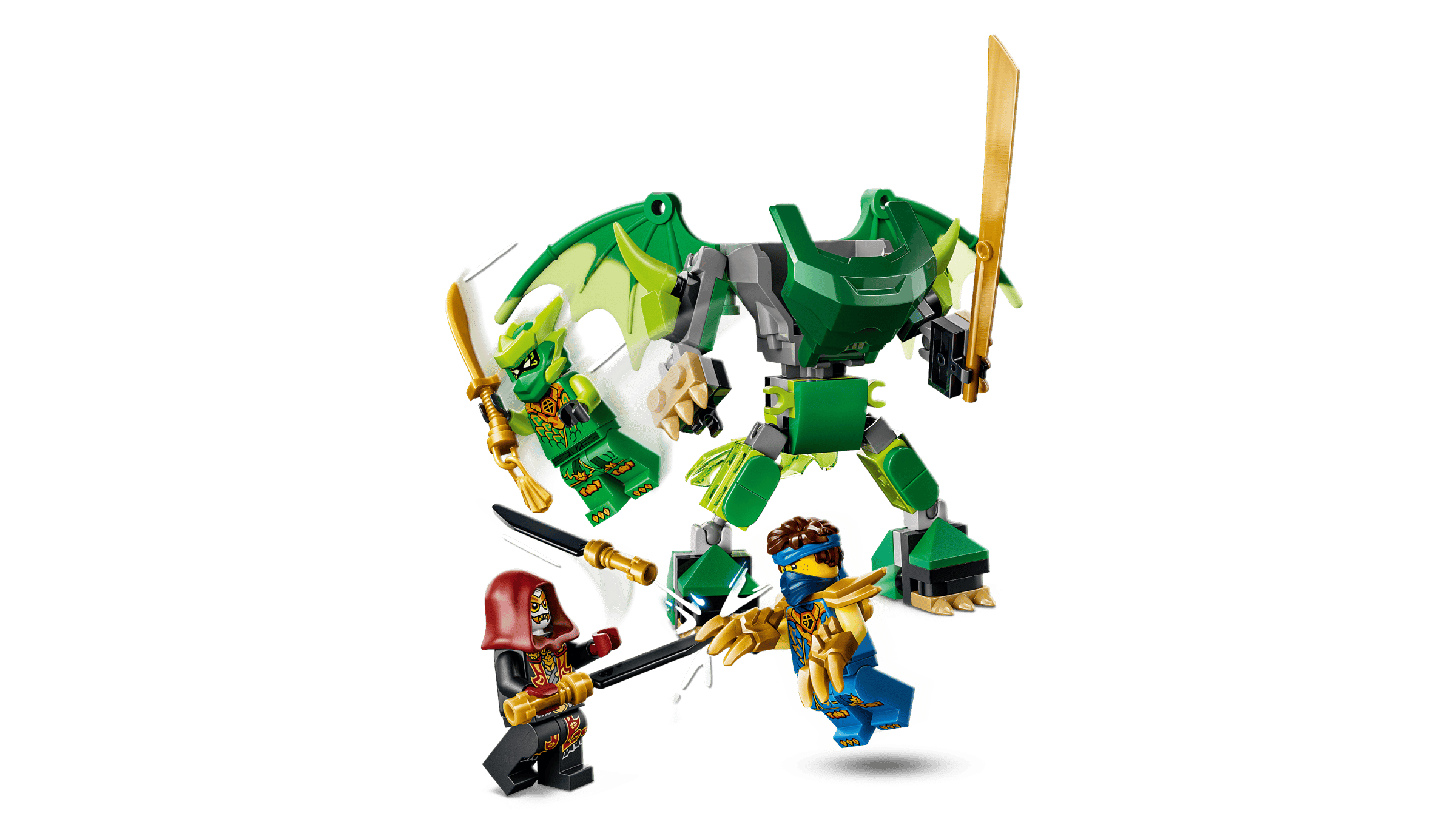 Рухомий робот-дракон Ллойда з відкритою кабіною LEGO 71862